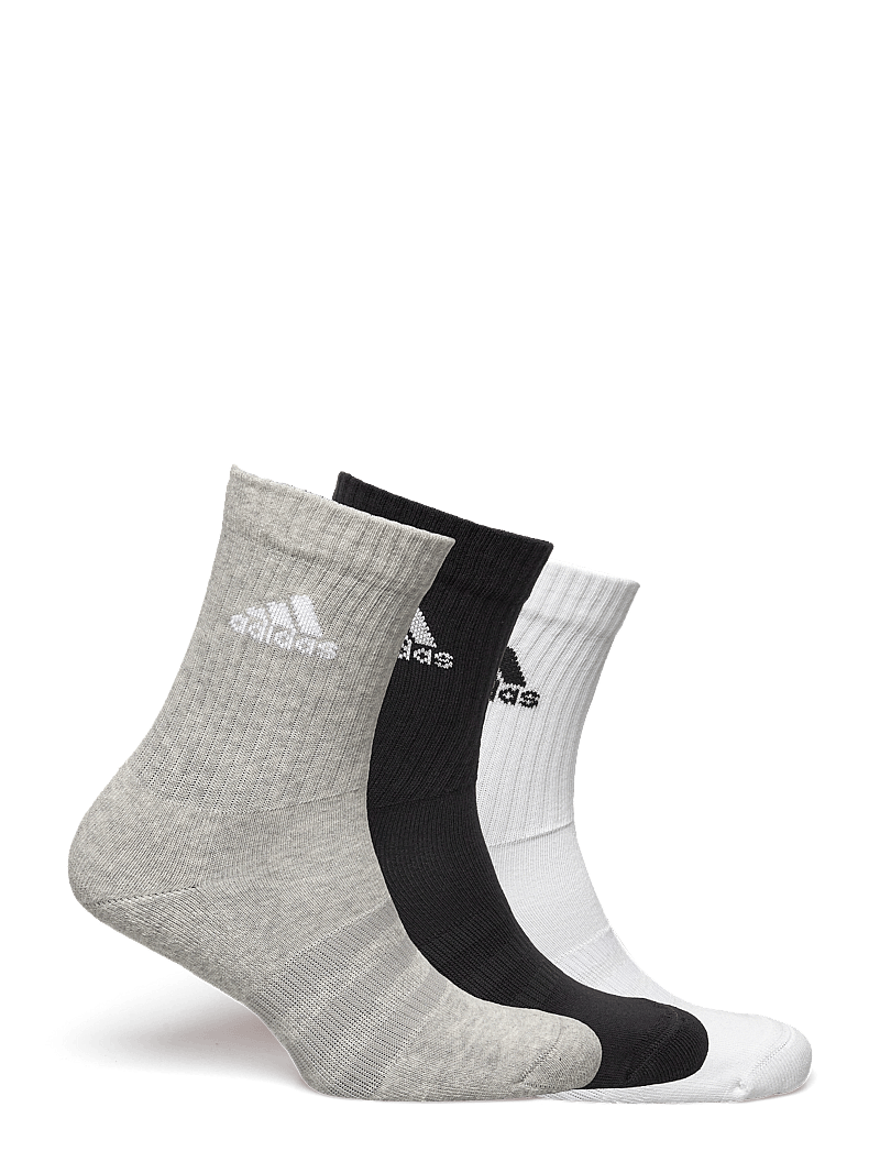 adidas Performance - C SPW CRW 3P - sportstrømper - mgreyh/white/black - 1