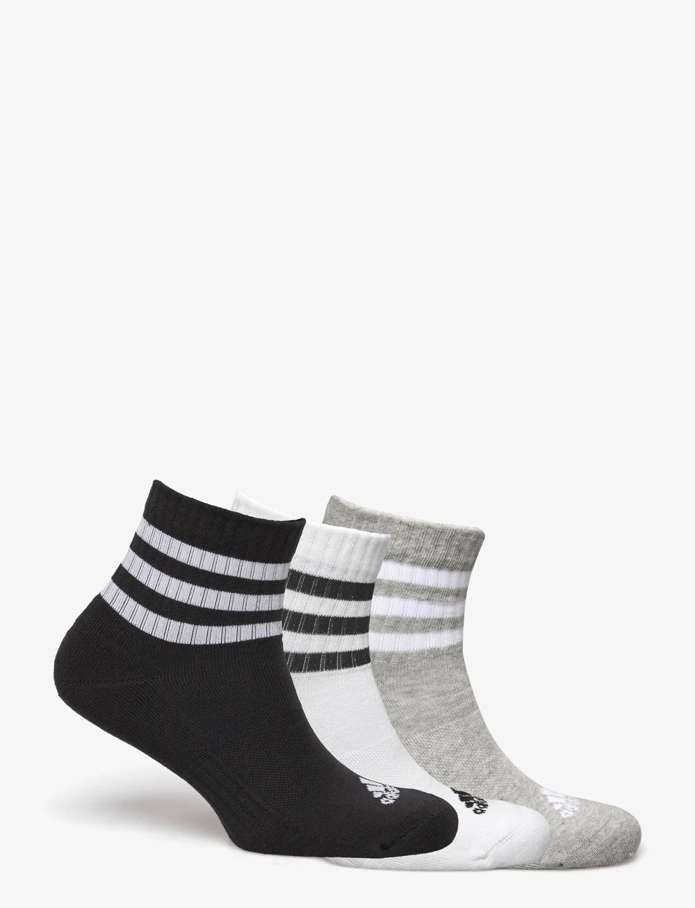 adidas Performance - 3S C SPW MID 3P - sport socks - mgreyh/white/black - 1