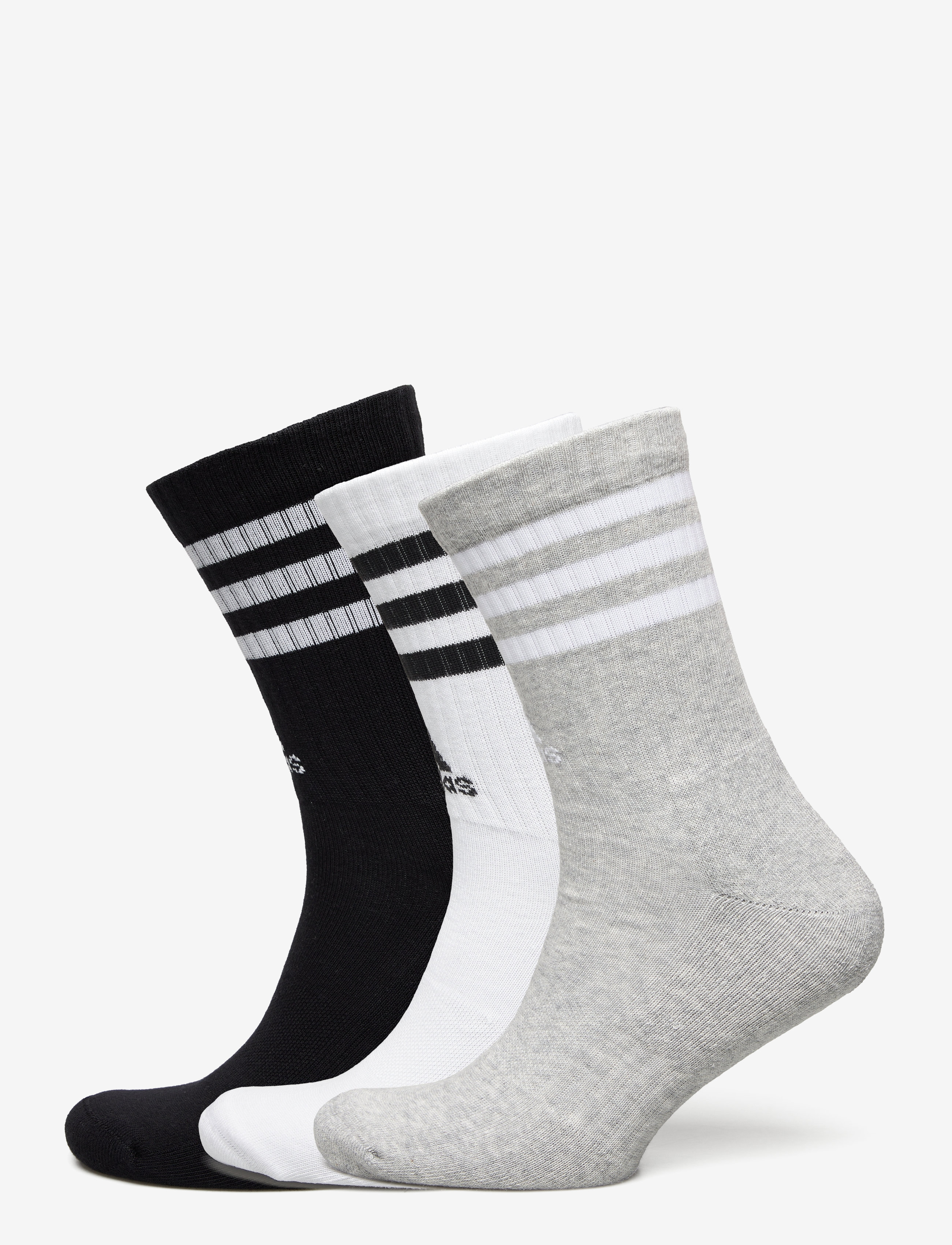 adidas Performance 3S C Spw Crw 3P, 40-42, Socks, Grau - Regular Frauen