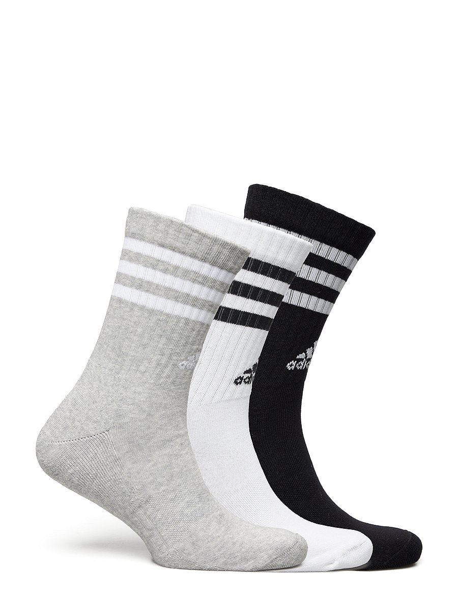 adidas Performance - 3S C SPW CRW 3P - sportstrømper - mgreyh/white/black/wh - 1