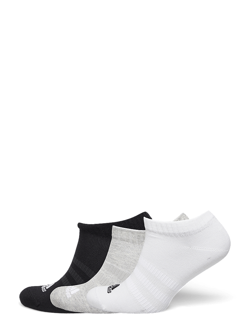 adidas Performance - T SPW LOW 3P - sportstrømper - mgreyh/white/black - 0