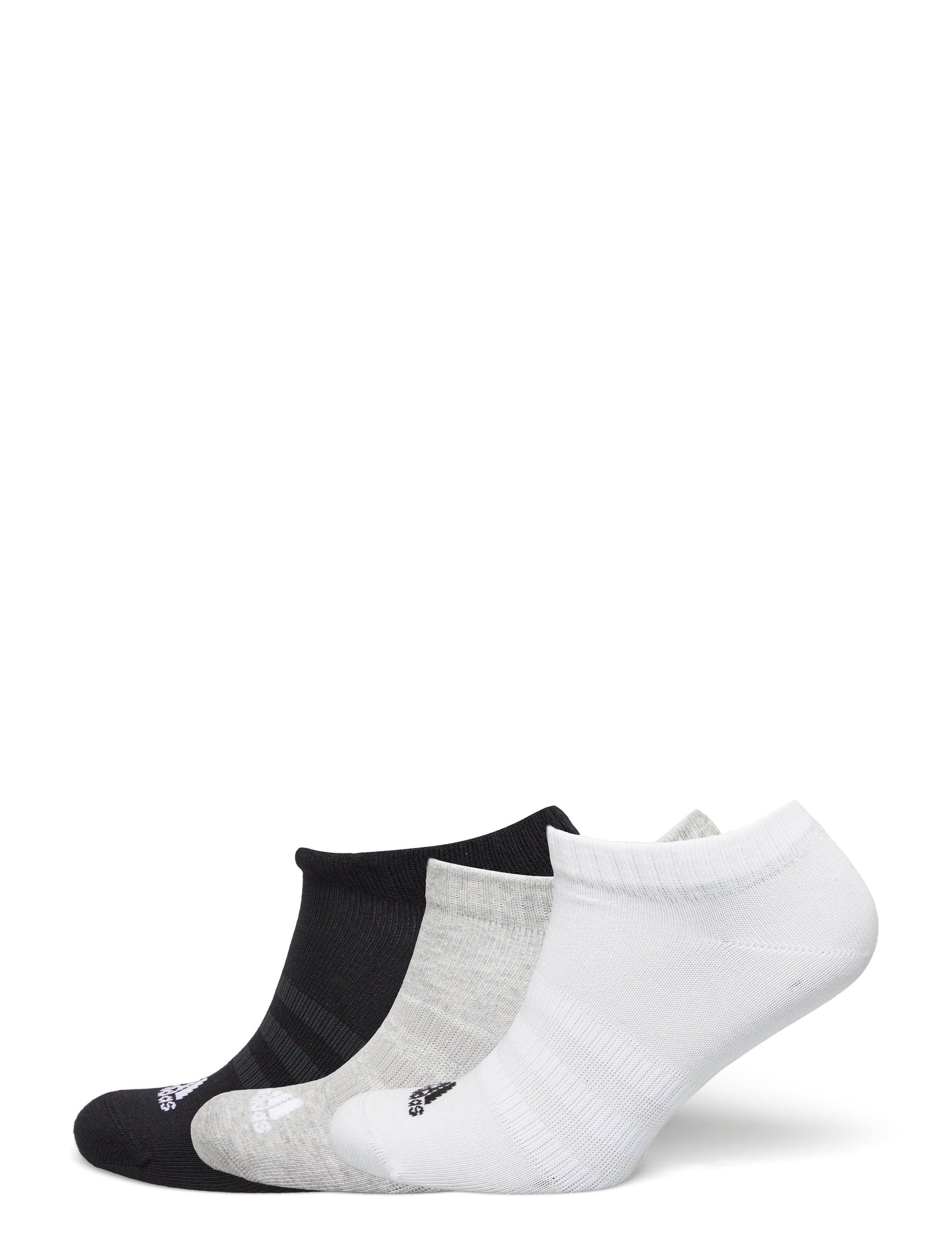 adidas Performance T SPW LOW 3P - Strømper - MGREYH/WHITE/BLACK / multi