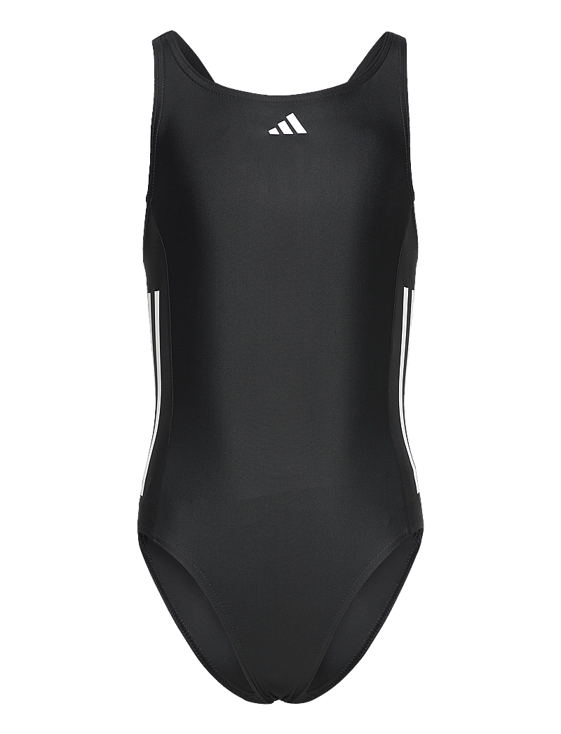 adidas Performance - ADIDAS CUT 3 STRIPES SWIMSUIT - sportiga badkläder - black/white - 0