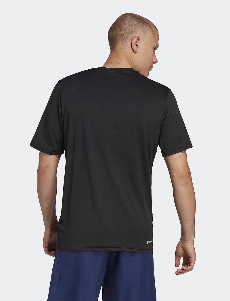 adidas Performance - TR-ES STRETCH T - stuttermarbolir - black/white - 3