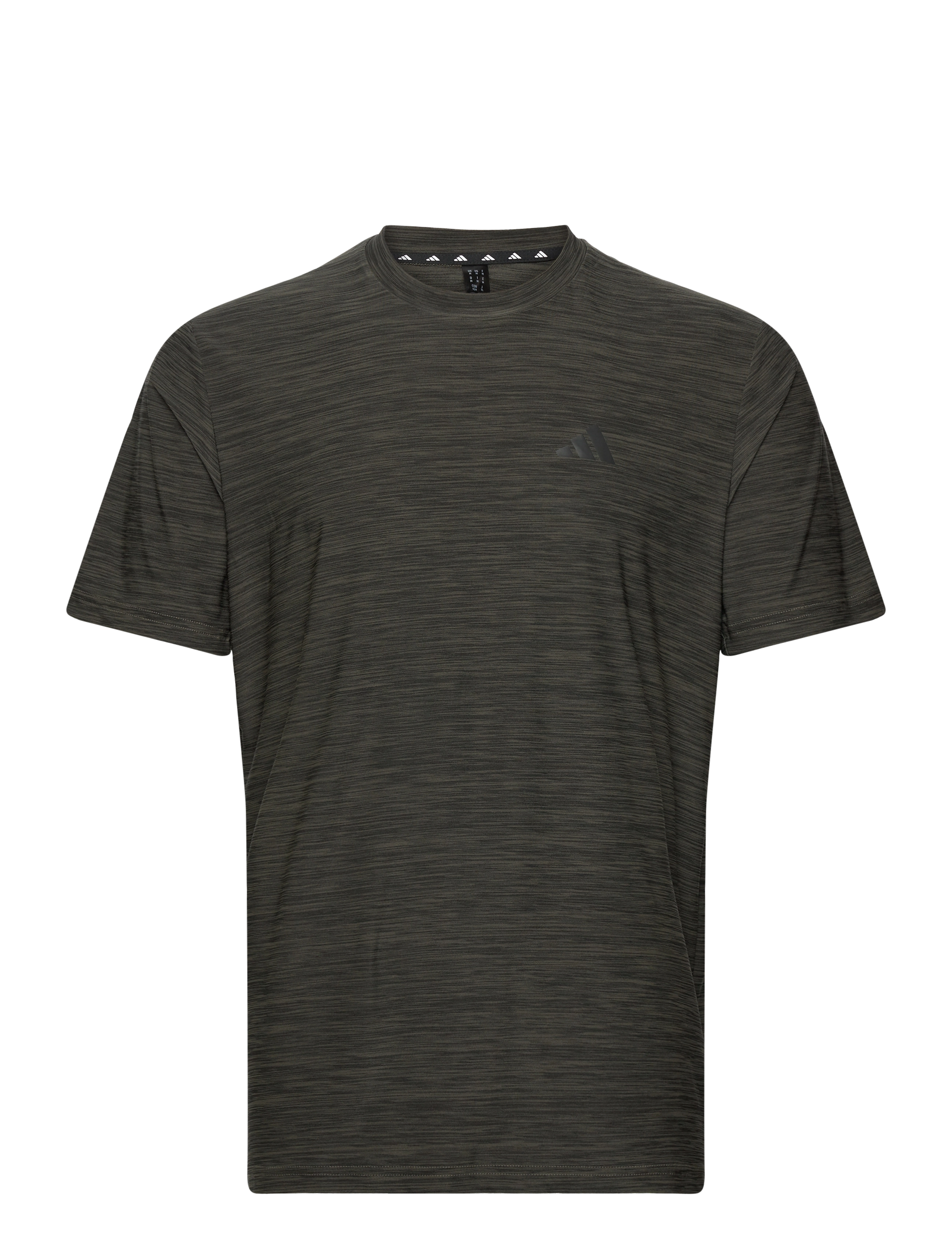 adidas Performance - TR-ES STRETCH T - t-shirts - olistr/black/black - 0