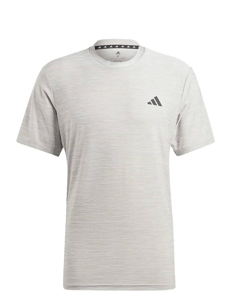 adidas Performance - TR-ES STRETCH T - t-shirts - mgsogr/white/black - 0