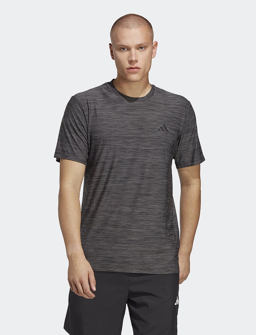 adidas Performance - TR-ES STRETCH T - t-shirts - black/grefiv/black - 0