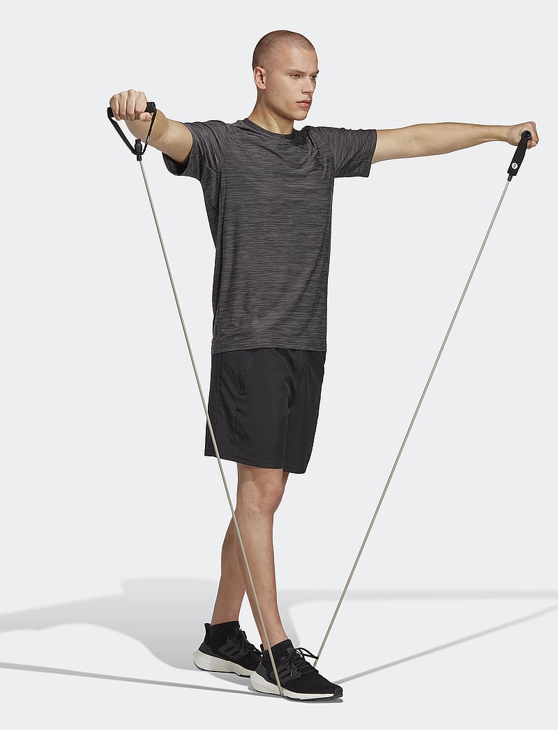 adidas Performance - TR-ES STRETCH T - stuttermarbolir - black/grefiv/black - 4