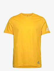 adidas Performance - RUN IT TEE M - short-sleeved t-shirts - bogold - 0