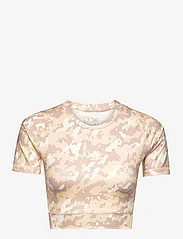 adidas Performance - Techfit Camo Print Crop Training T-Shirt - t-shirts - wontau - 0