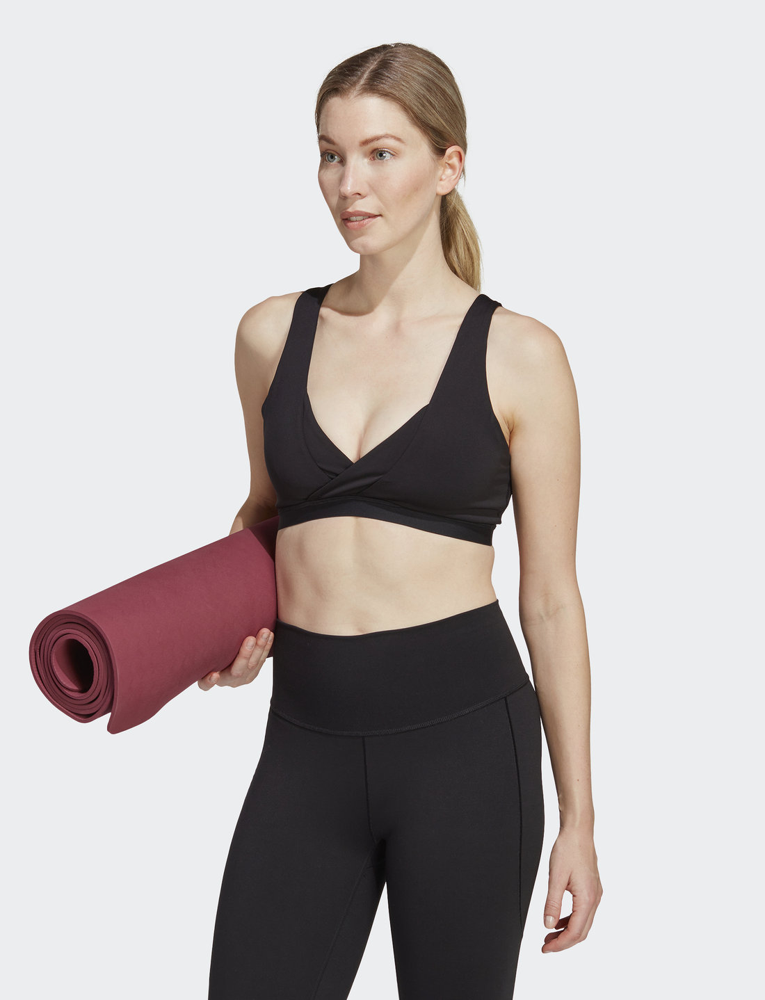 adidas Performance Yoga Essentials Studio Light-support Nursing Bra -  Sports bras