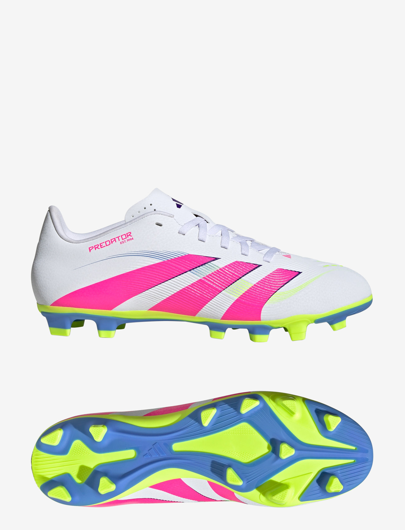 adidas Performance - PREDATOR CLUB FG/MG - fodboldstøvler - ftwwht/lucpnk/luclem - 0