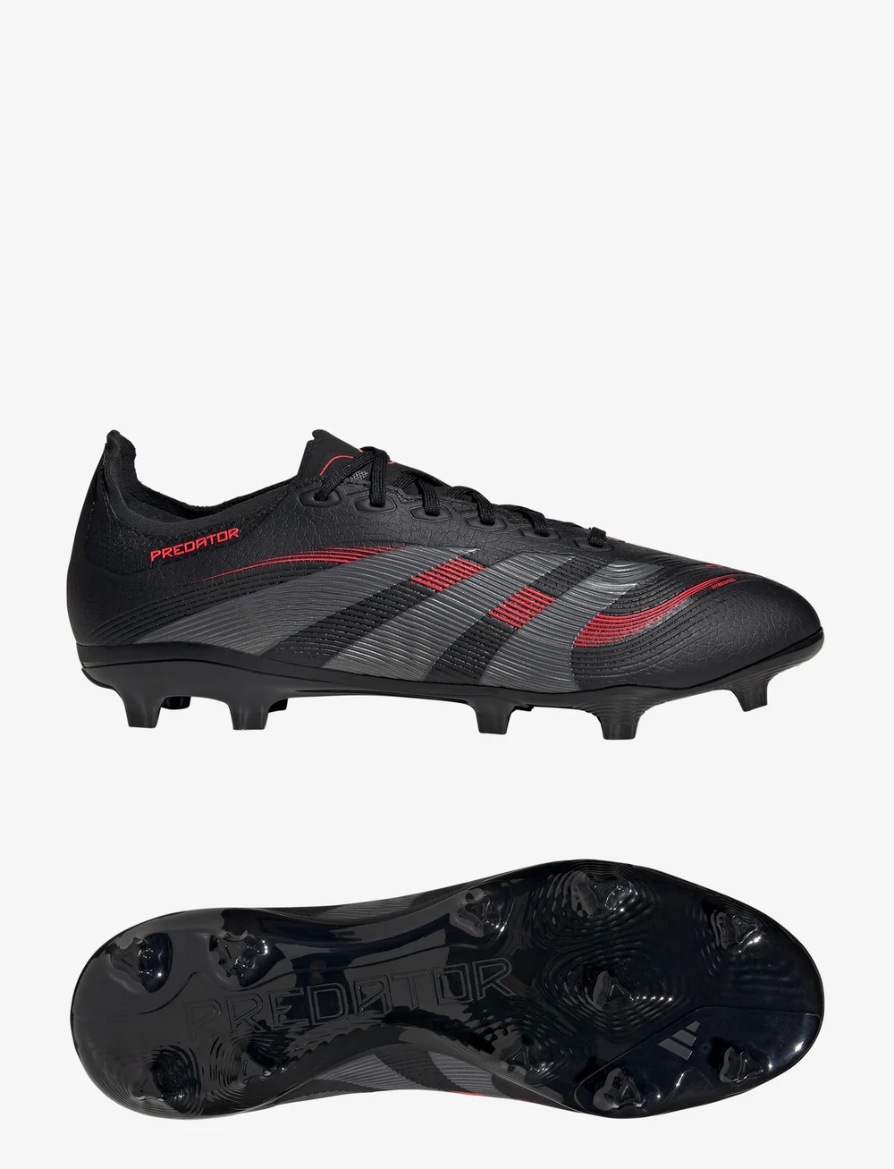 adidas Performance - PREDATOR LEAGUE FG/MG - fußballstiefel - cblack/grefou/lucred - 0