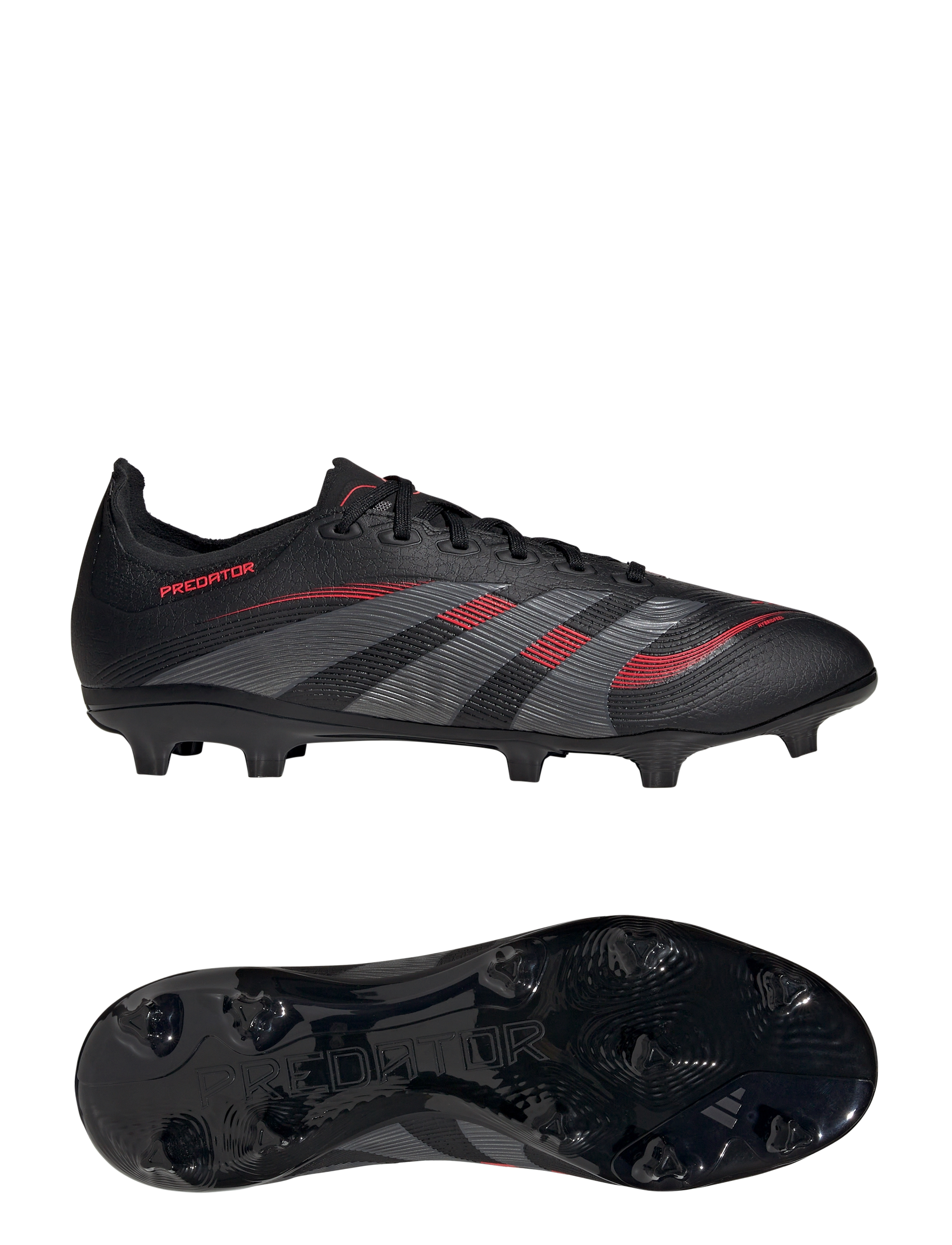 adidas Performance - PREDATOR LEAGUE FG/MG - football boots - cblack/grefou/lucred - 0