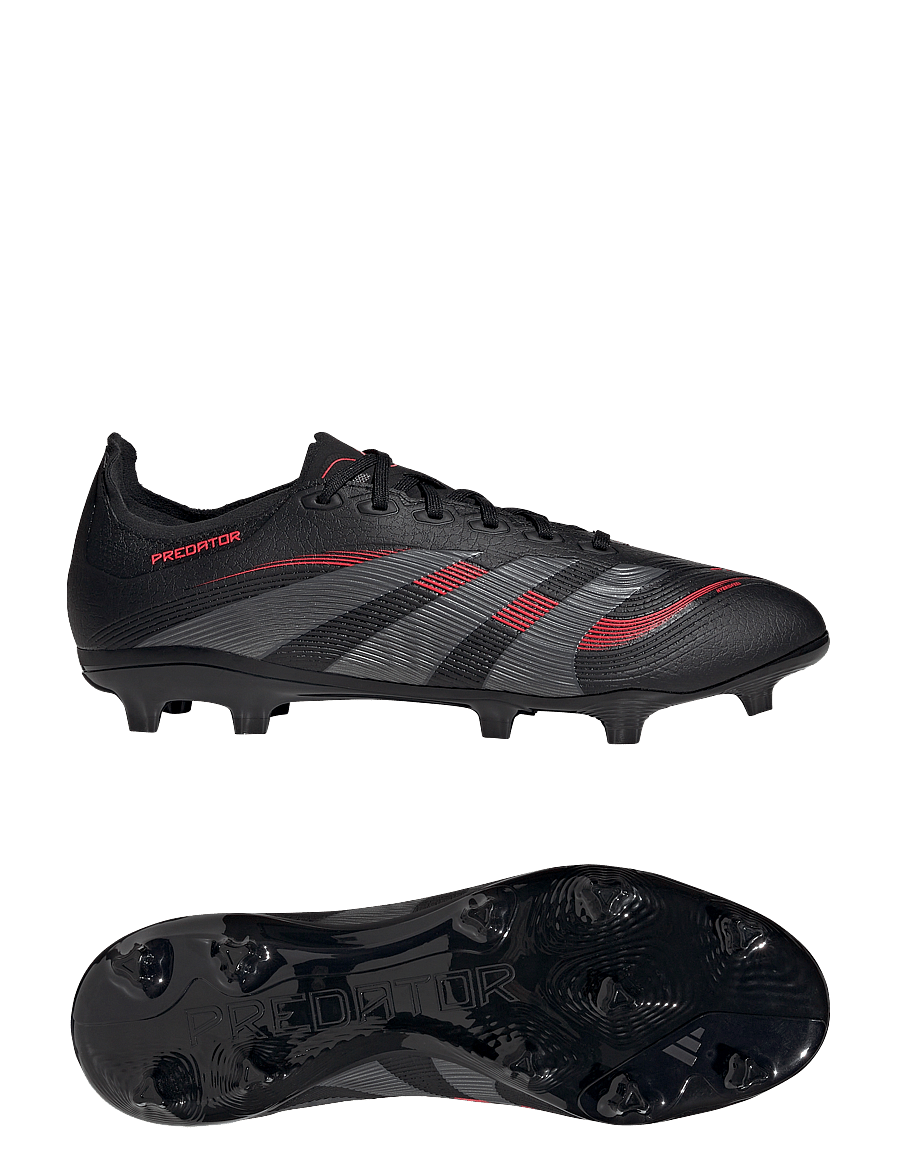adidas Performance - PREDATOR LEAGUE FG/MG - jalkapallokengät - cblack/grefou/lucred - 0