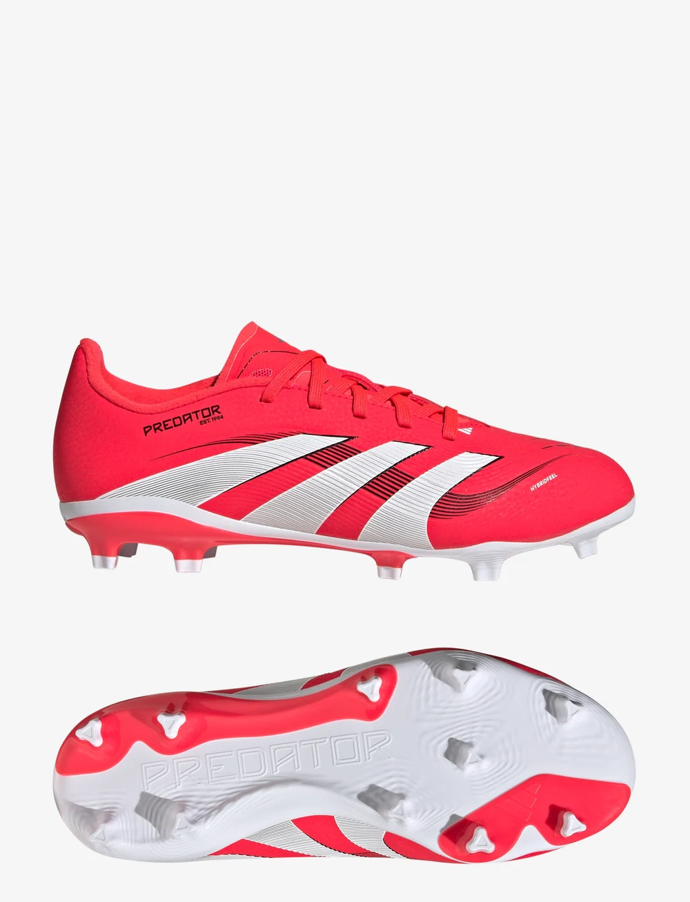 adidas Performance - PREDATOR LEAGUE FG/MG J - fotbollsskor - lucred/ftwwht/cblack - 0