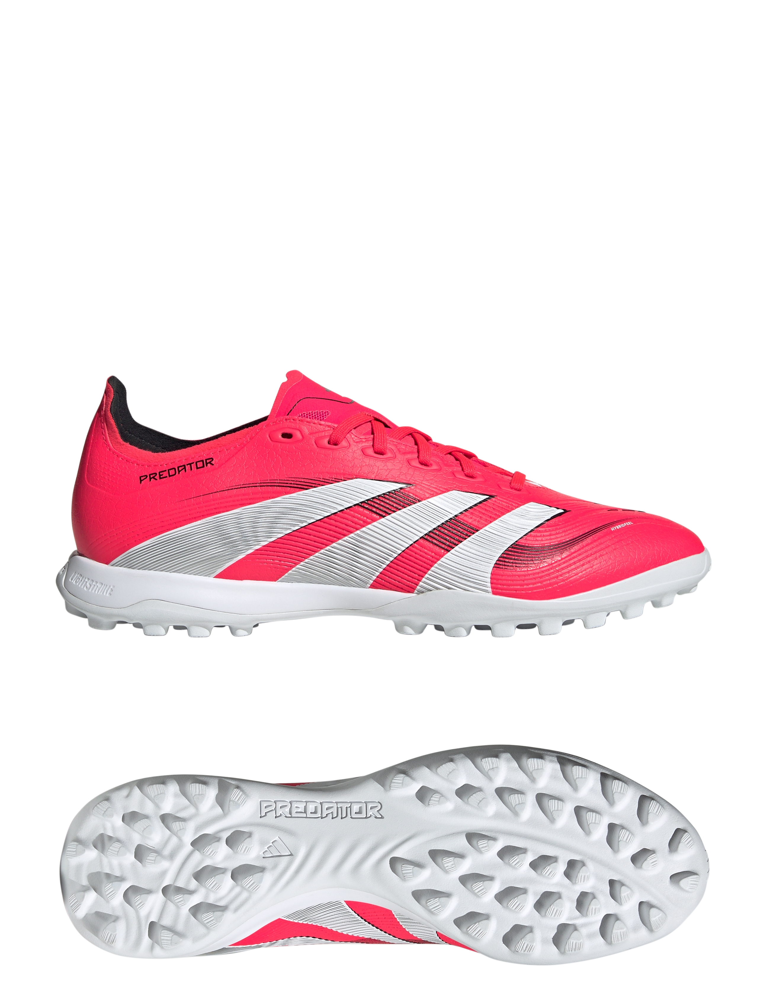 adidas Performance PREDATOR LEAGUE TF - Fodboldstøvler - LUCRED/FTWWHT/CBLACK / red