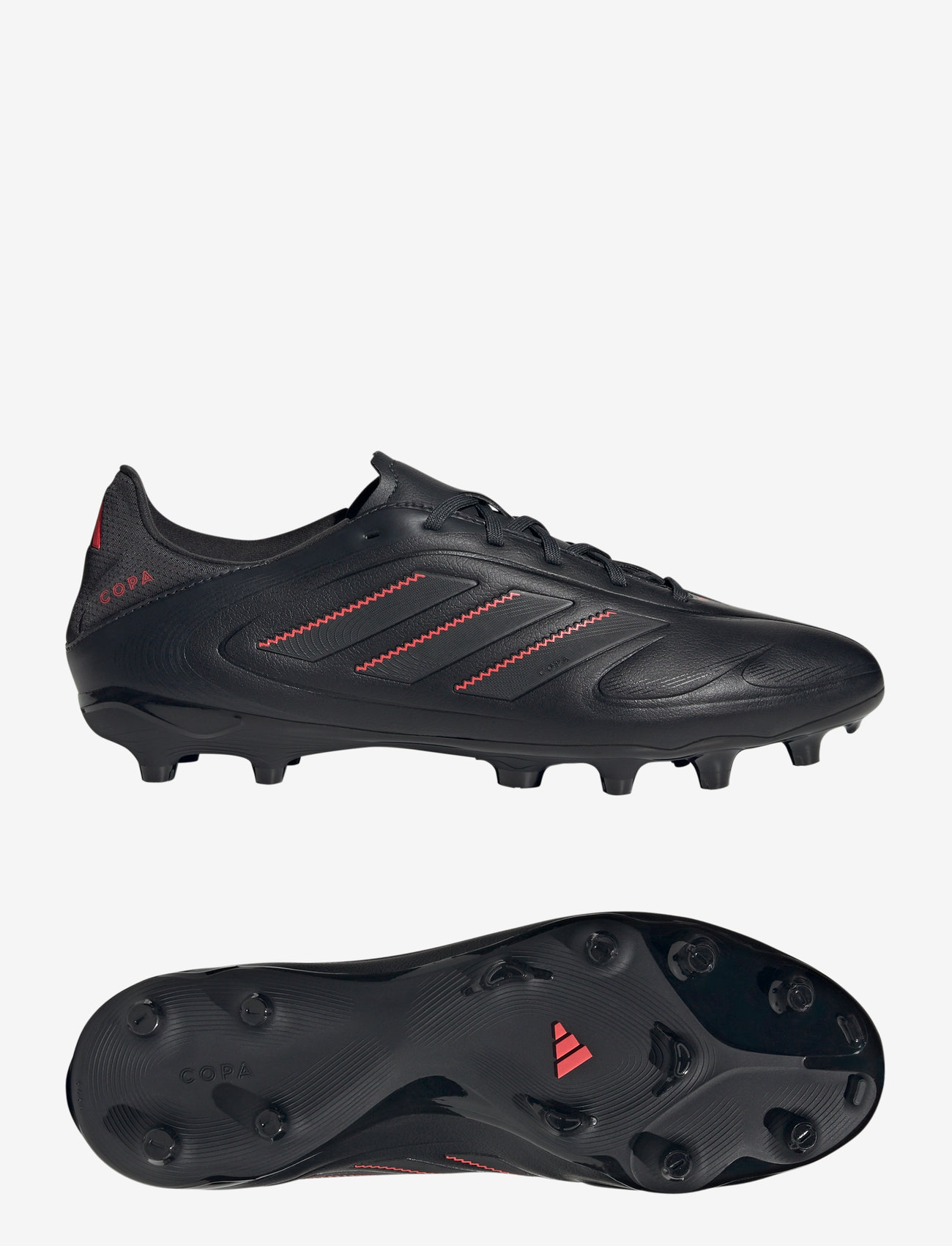 adidas Performance - COPA PURE III LEAGUE FG/MG - fodboldstøvler - cblack/carbon/lucred - 0