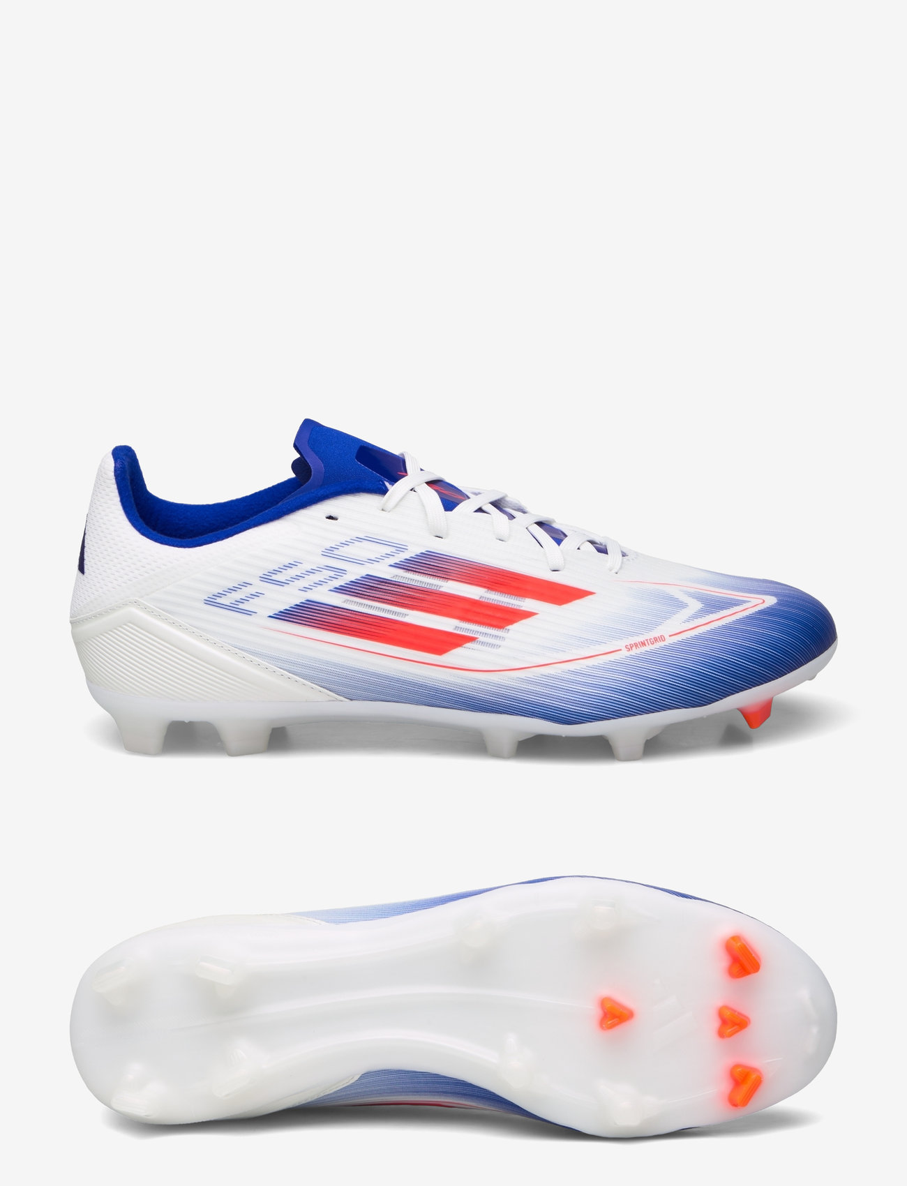 adidas Performance - F50 LEAGUE Football boots FG/MG - fodboldstøvler - ftwwht/solred/lucblu - 0