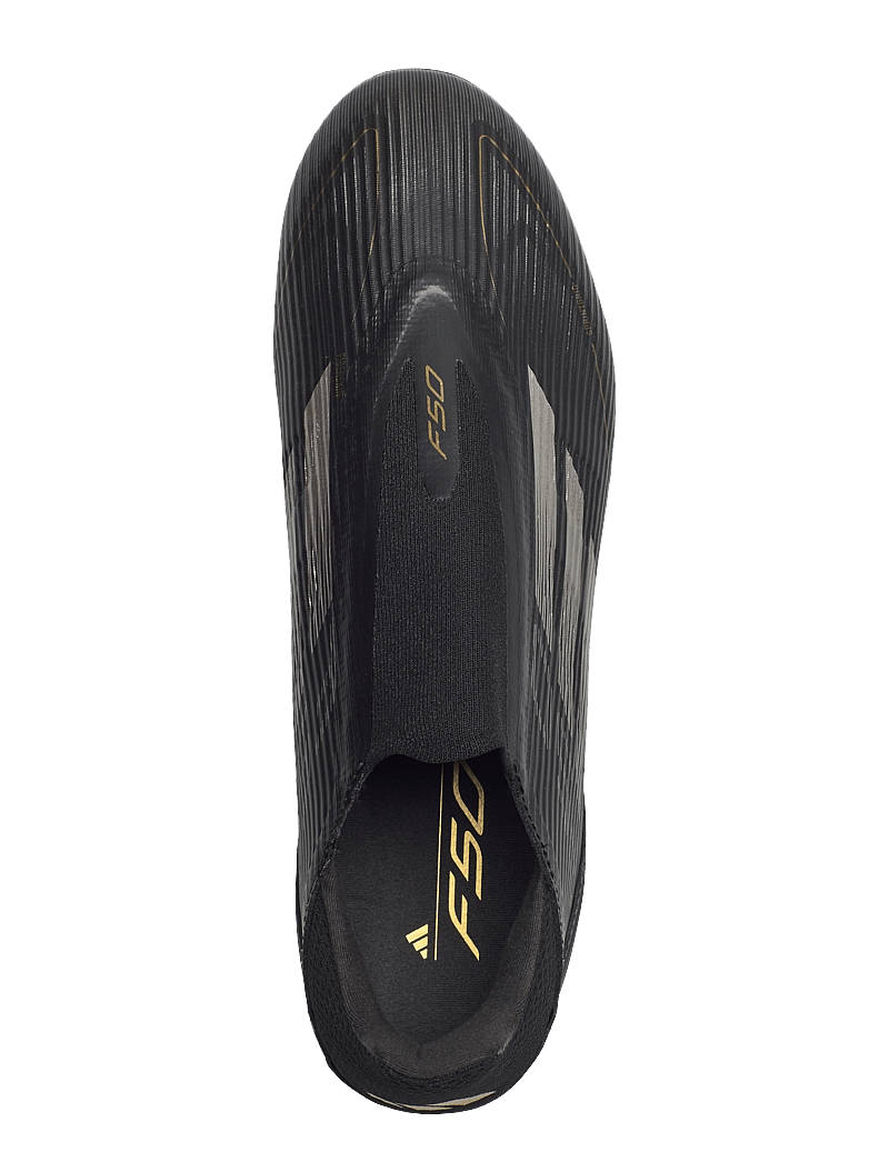 adidas Performance - F50 LEAGUE LL FG/MG - fotbollsskor - cblack/ironmt/goldmt - 3