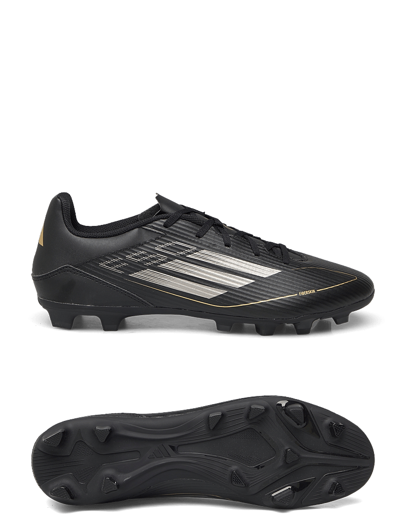 adidas Performance - F50 CLUB FxG - fotbollsskor - cblack/ironmt/goldmt - 0
