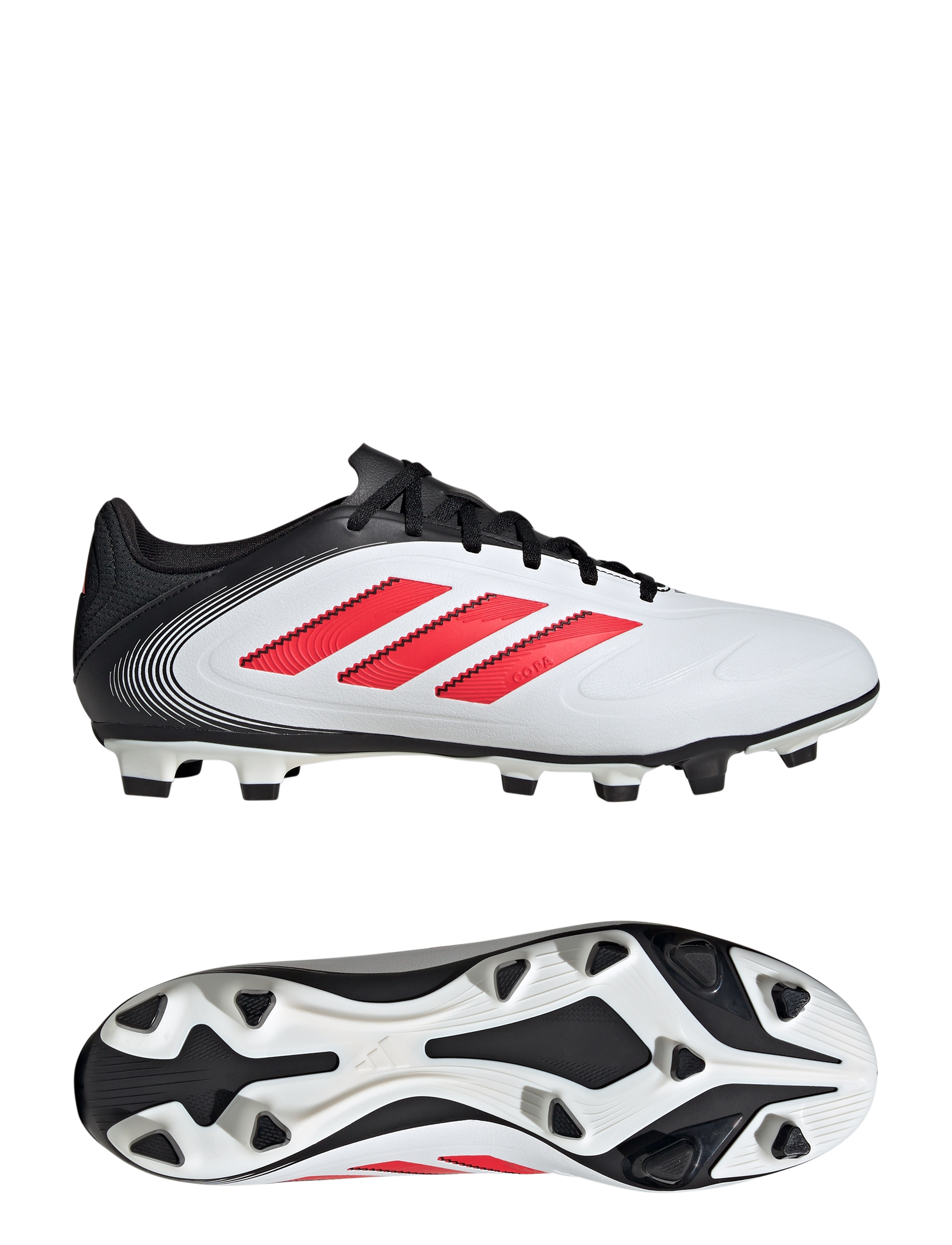 adidas Performance COPA PURE III CLUB FG/MG - adidas Performance - FTWWHT/LUCRED/CBLACK / white