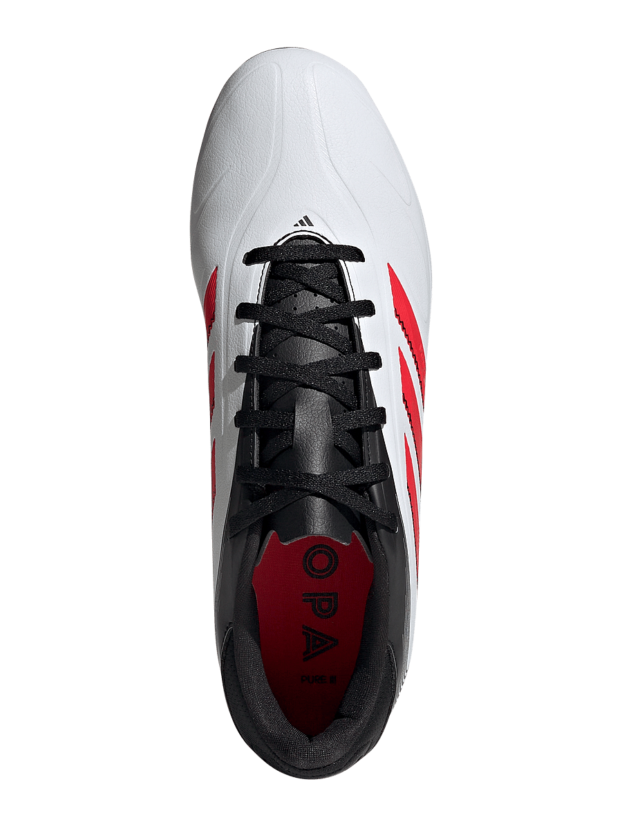 adidas Performance - COPA PURE III CLUB FG/MG - fodboldstøvler - ftwwht/lucred/cblack - 4