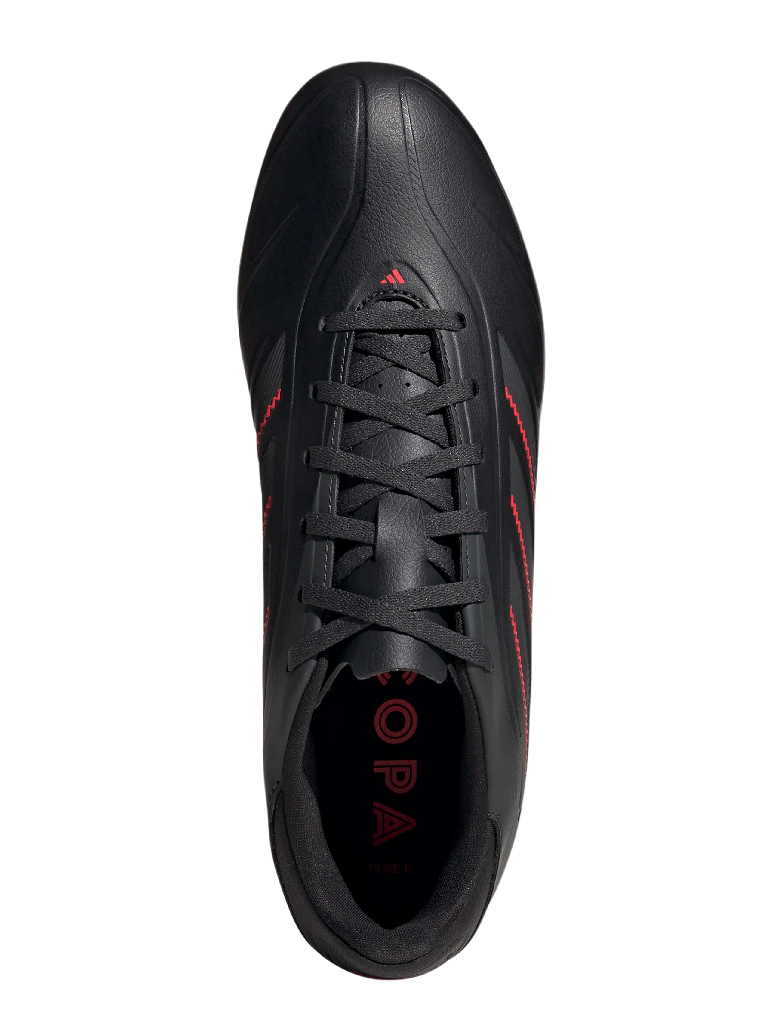 adidas Performance - COPA PURE III CLUB FG/MG - fodboldstøvler - cblack/carbon/lucred - 4