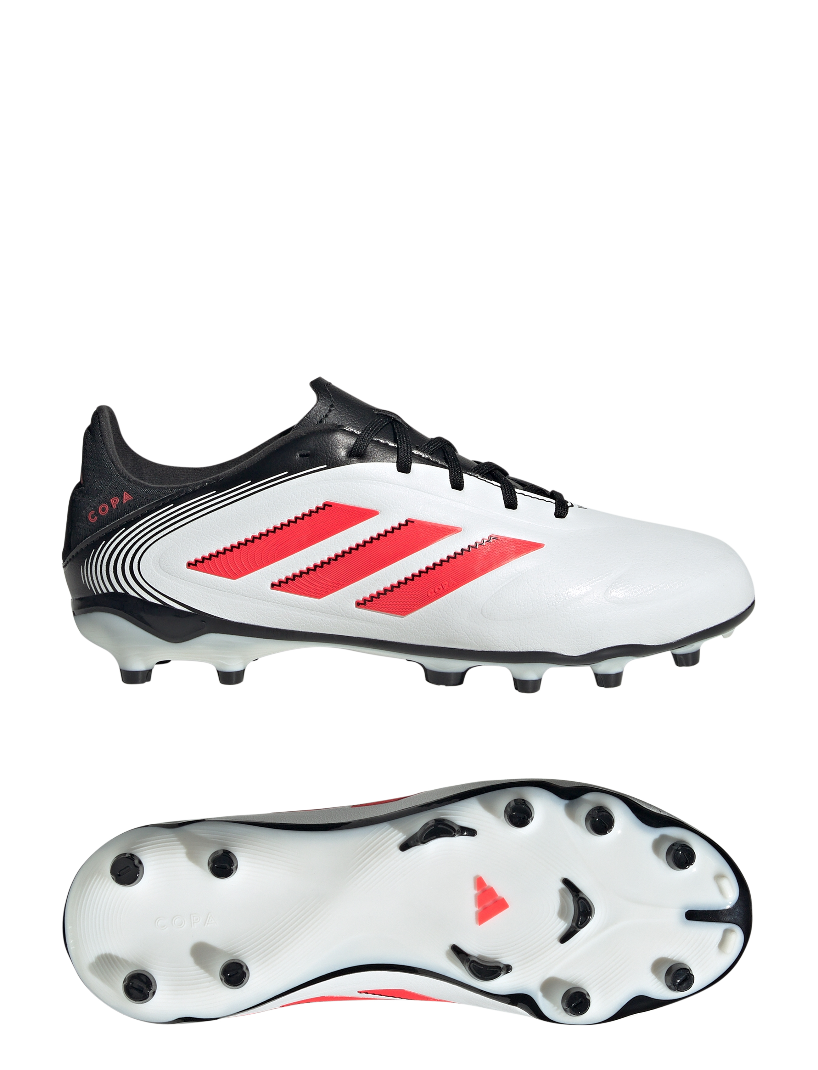 adidas Performance COPA PURE III LEAGUE FG/MG J - Fotballsko - FTWWHT/LUCRED/CBLACK / white