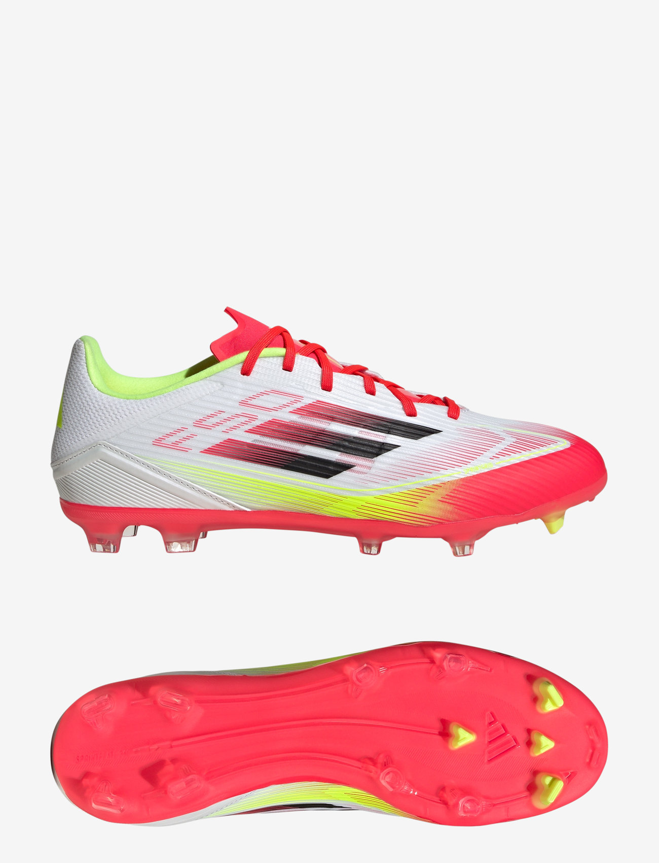adidas Performance - F50 LEAGUE FG/MG - fotbollsskor - ftwwht/cblack/syello - 0