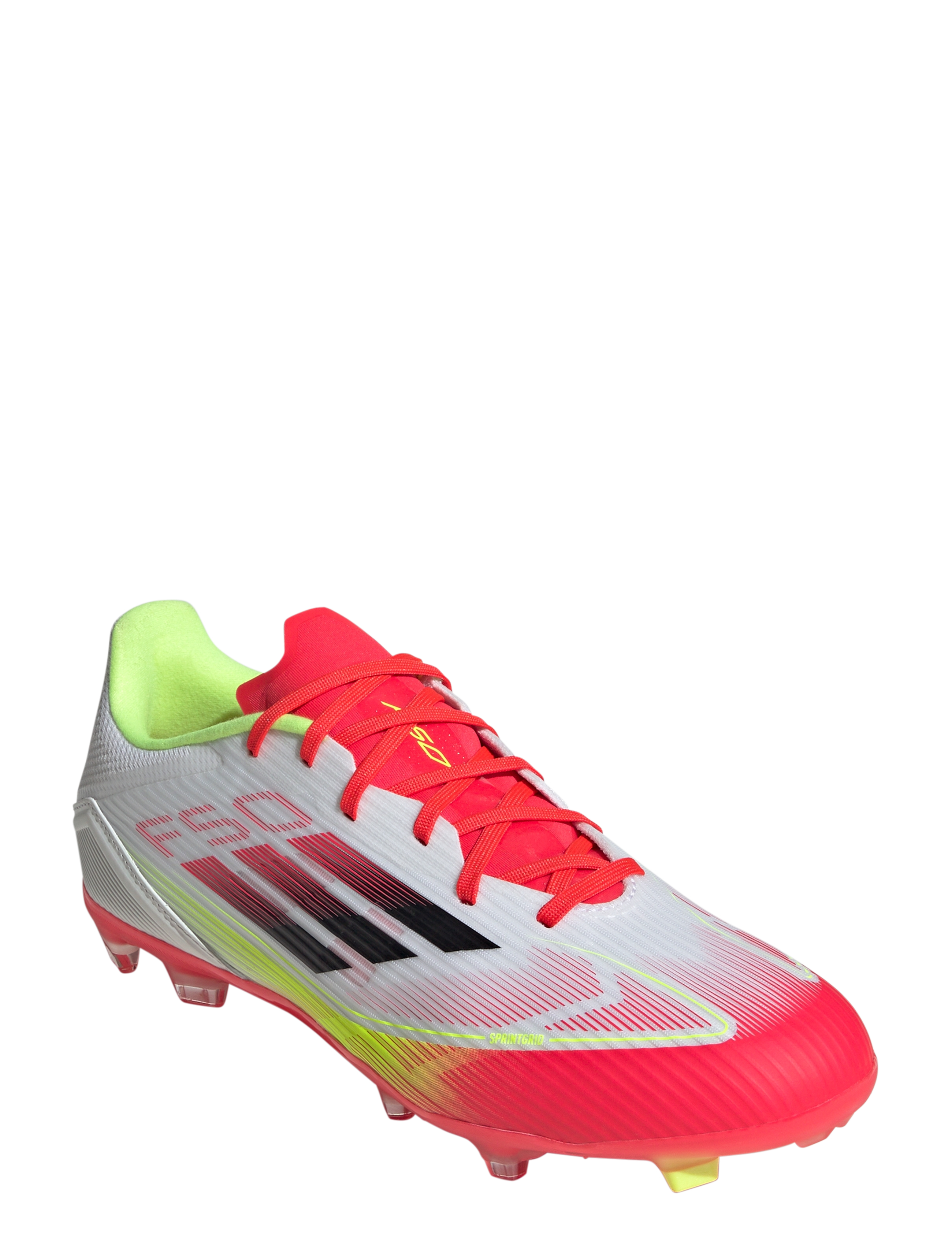 adidas Performance - F50 LEAGUE FG/MG - fußballstiefel - ftwwht/cblack/syello - 1