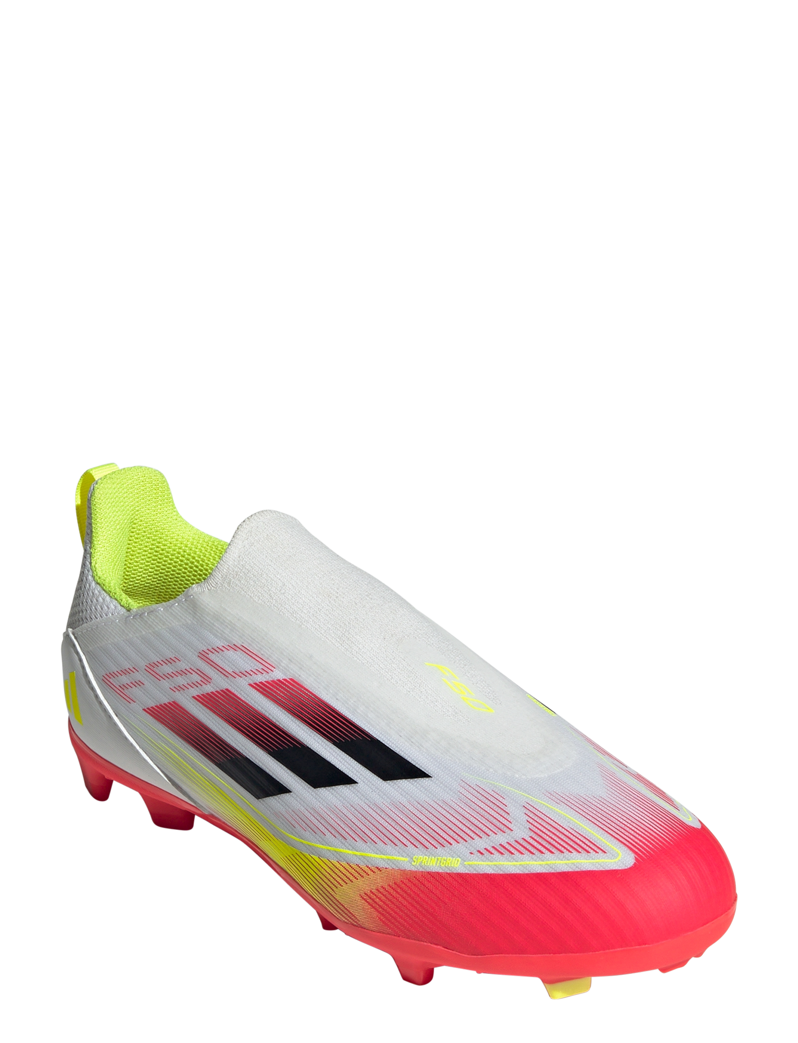 adidas Performance - F50 LEAGUE LL FG/MG J - futbolo bateliai - ftwwht/cblack/syello - 1