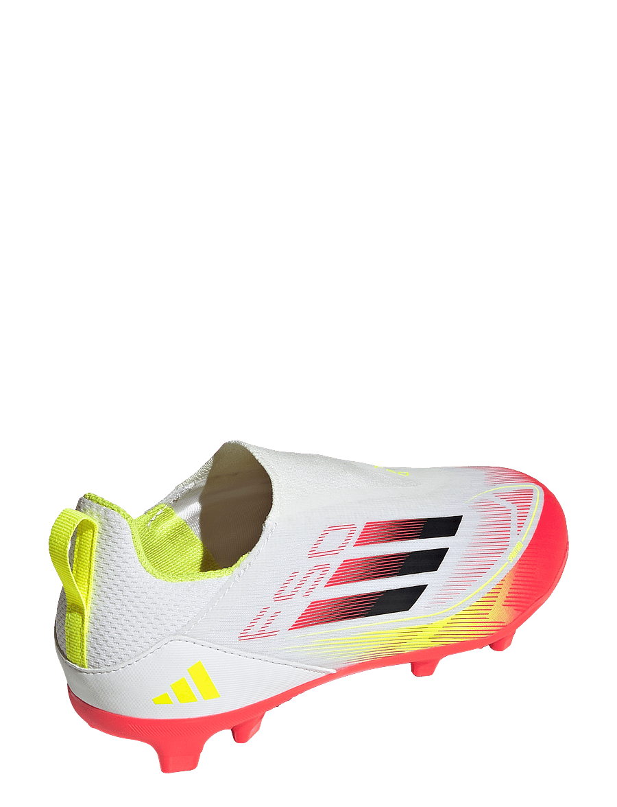 adidas Performance - F50 LEAGUE LL FG/MG J - futbolo bateliai - ftwwht/cblack/syello - 3