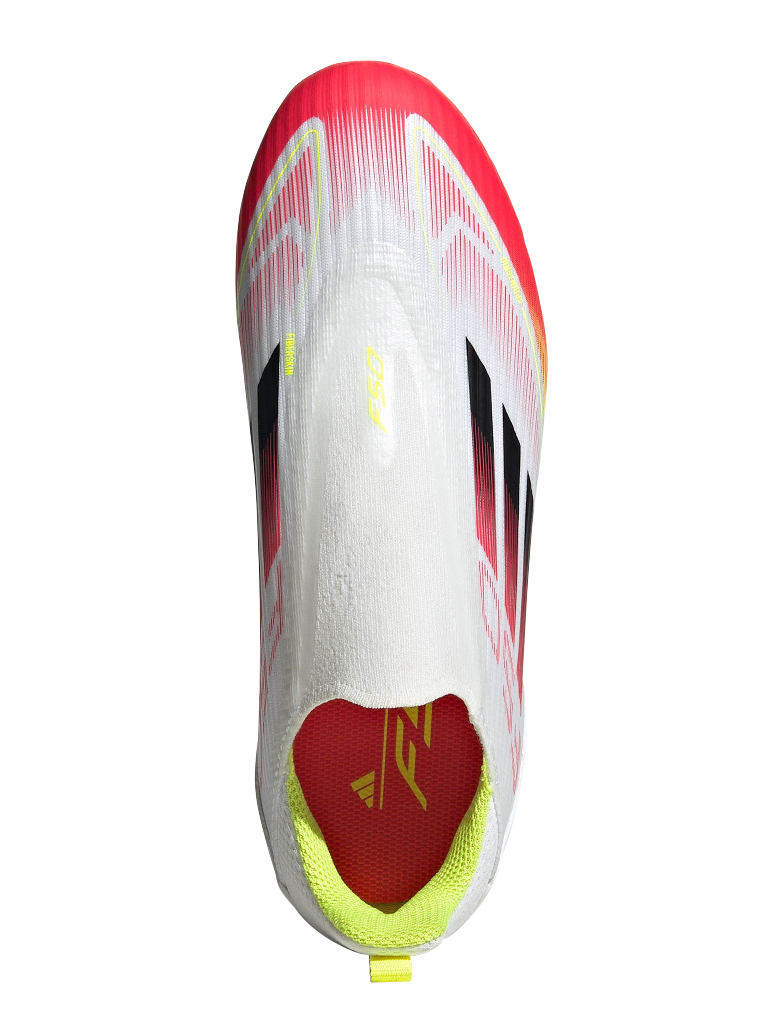 adidas Performance - F50 LEAGUE LL FG/MG J - futbolo bateliai - ftwwht/cblack/syello - 4
