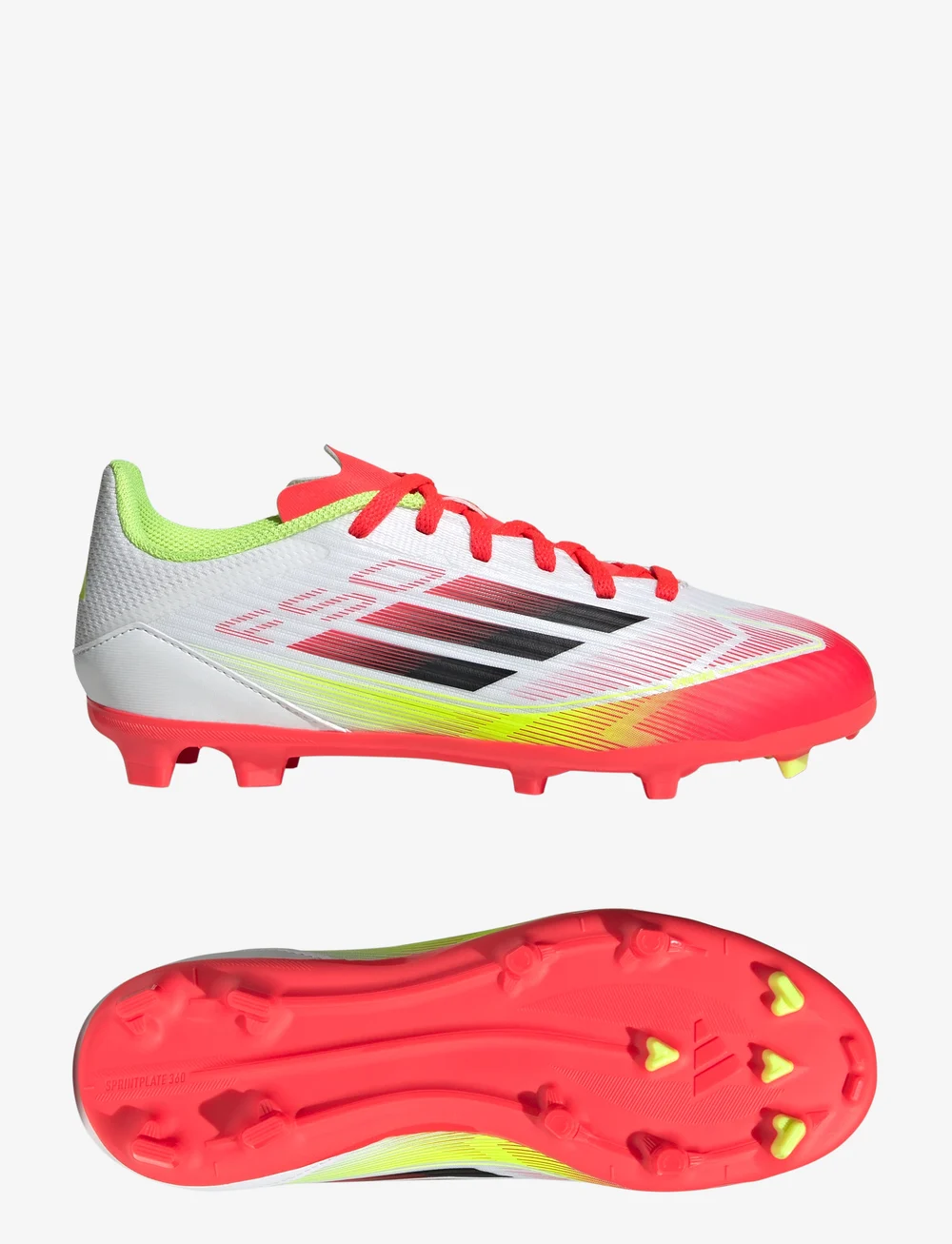 adidas Performance - F50 LEAGUE FG/MG J - jalgpalli puutsad - ftwwht/cblack/syello - 0