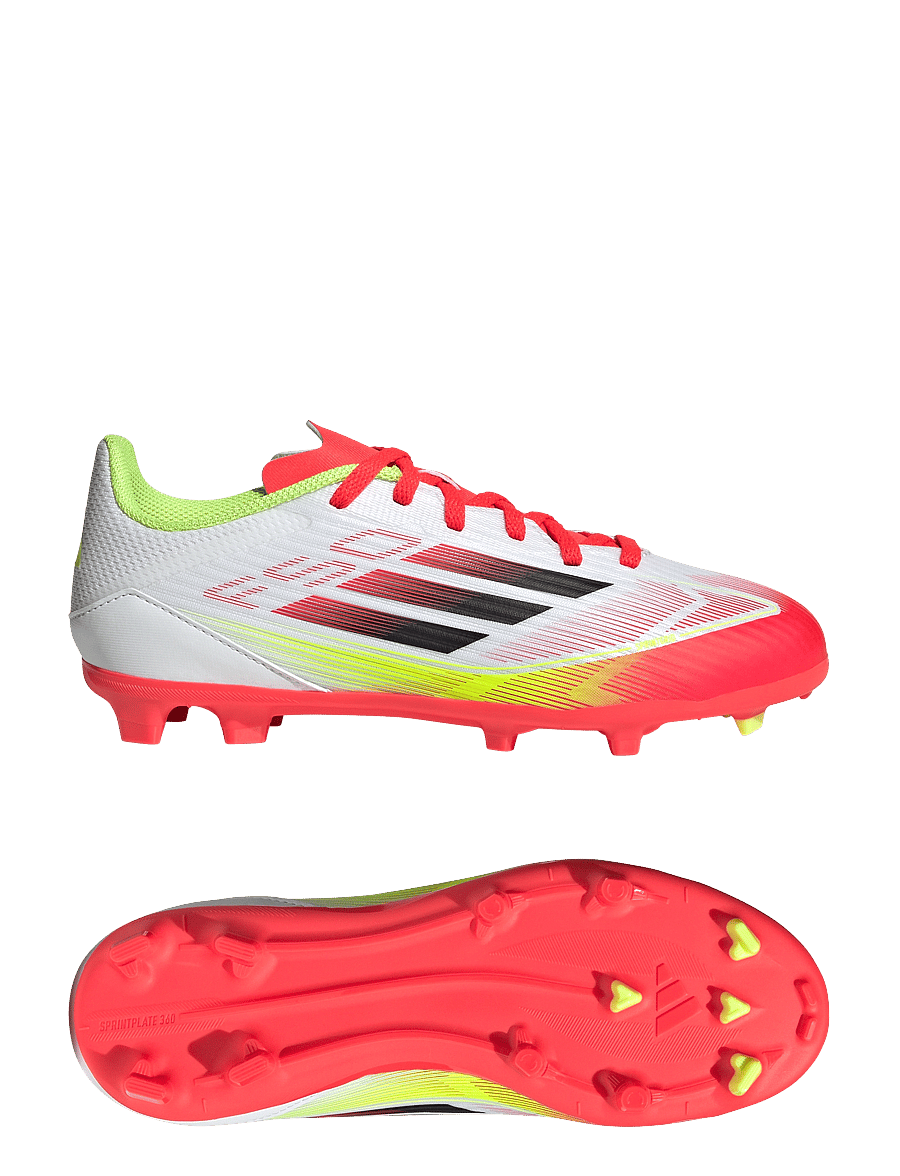 adidas Performance - F50 LEAGUE FG/MG J - fußballstiefel - ftwwht/cblack/syello - 0