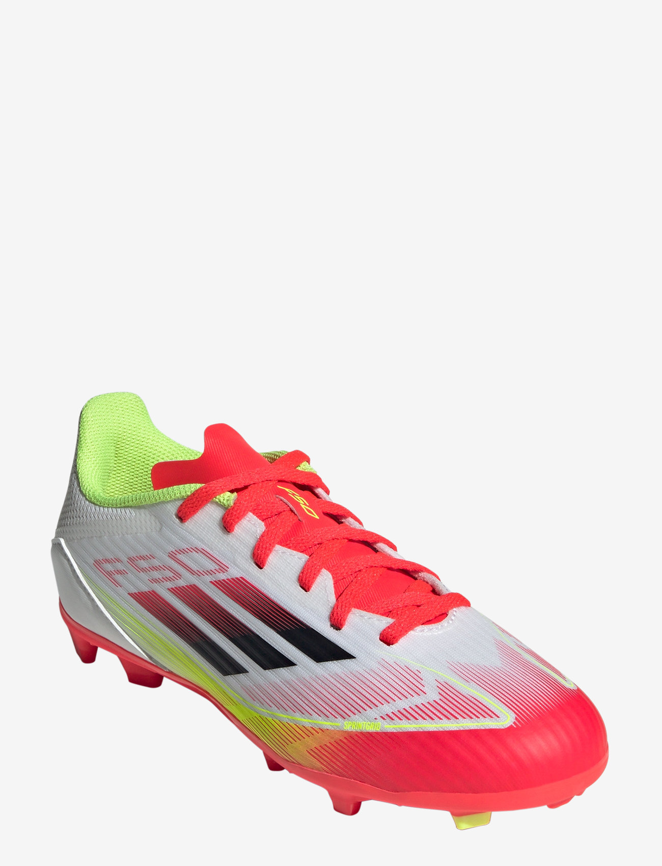 adidas Performance - F50 LEAGUE FG/MG J - fotbollsskor - ftwwht/cblack/syello - 1