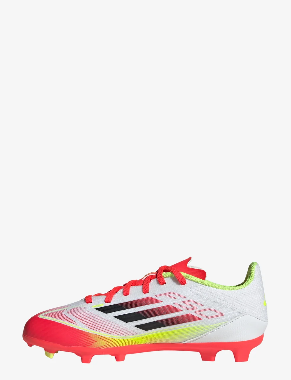 adidas Performance - F50 LEAGUE FG/MG J - jalgpalli puutsad - ftwwht/cblack/syello - 2