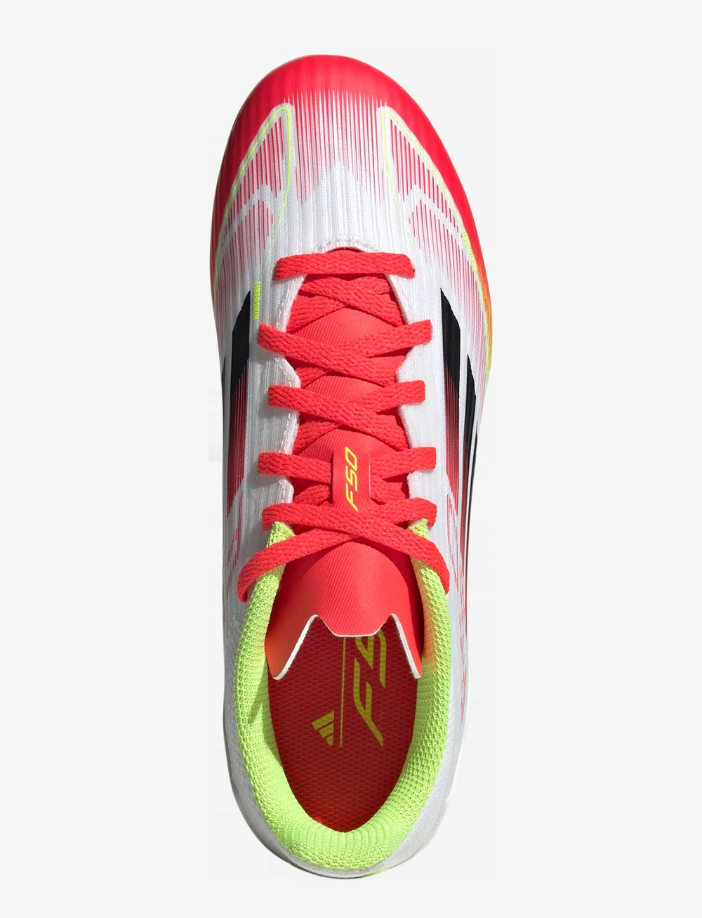 adidas Performance - F50 LEAGUE FG/MG J - jalgpalli puutsad - ftwwht/cblack/syello - 4