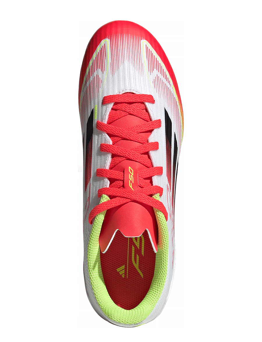 adidas Performance - F50 LEAGUE FG/MG J - fußballstiefel - ftwwht/cblack/syello - 4