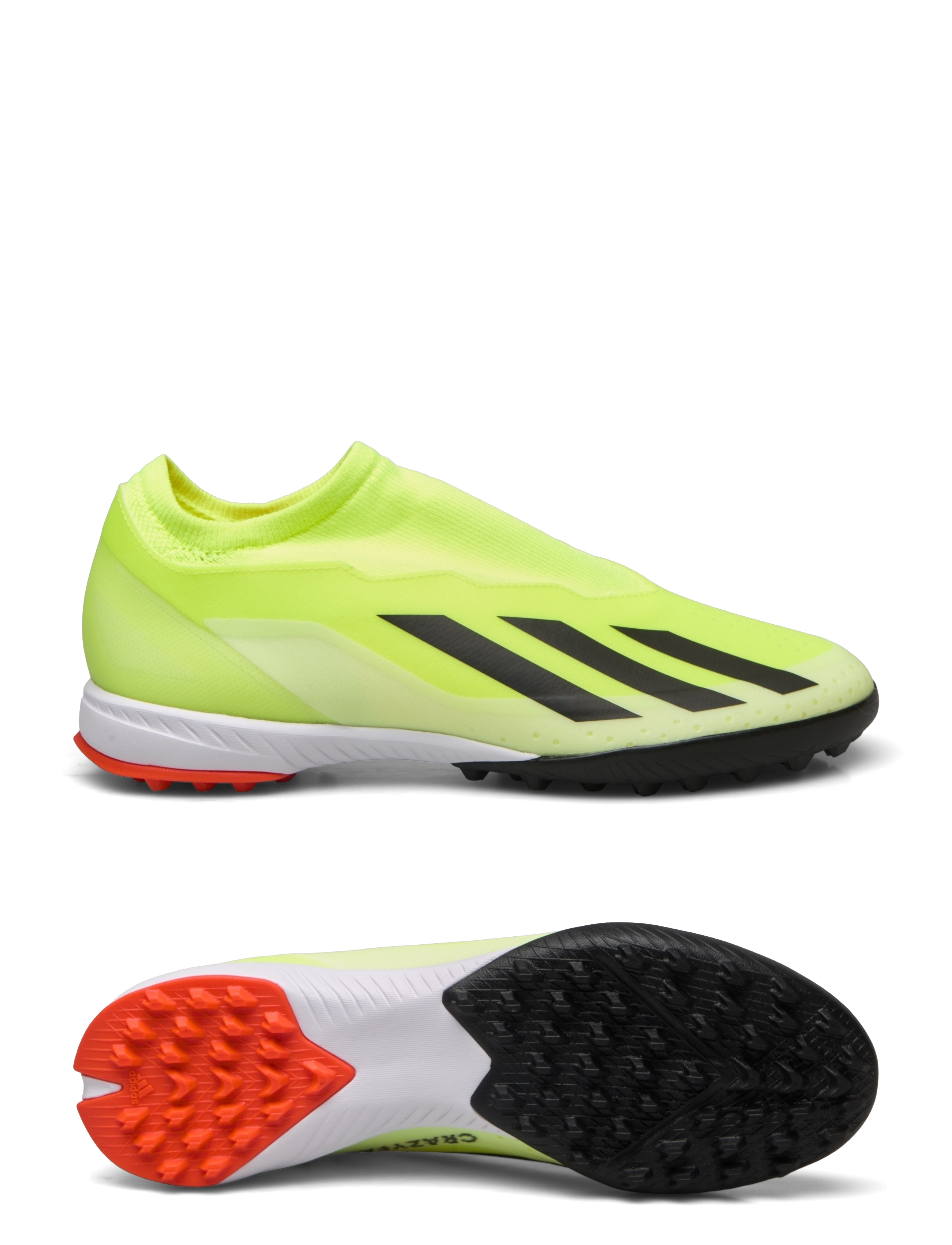 adidas Performance X CRAZYFAST LEAGUE LL TF - Fodboldstøvler - TESOYE/CBLACK/FTWWHT / yellow