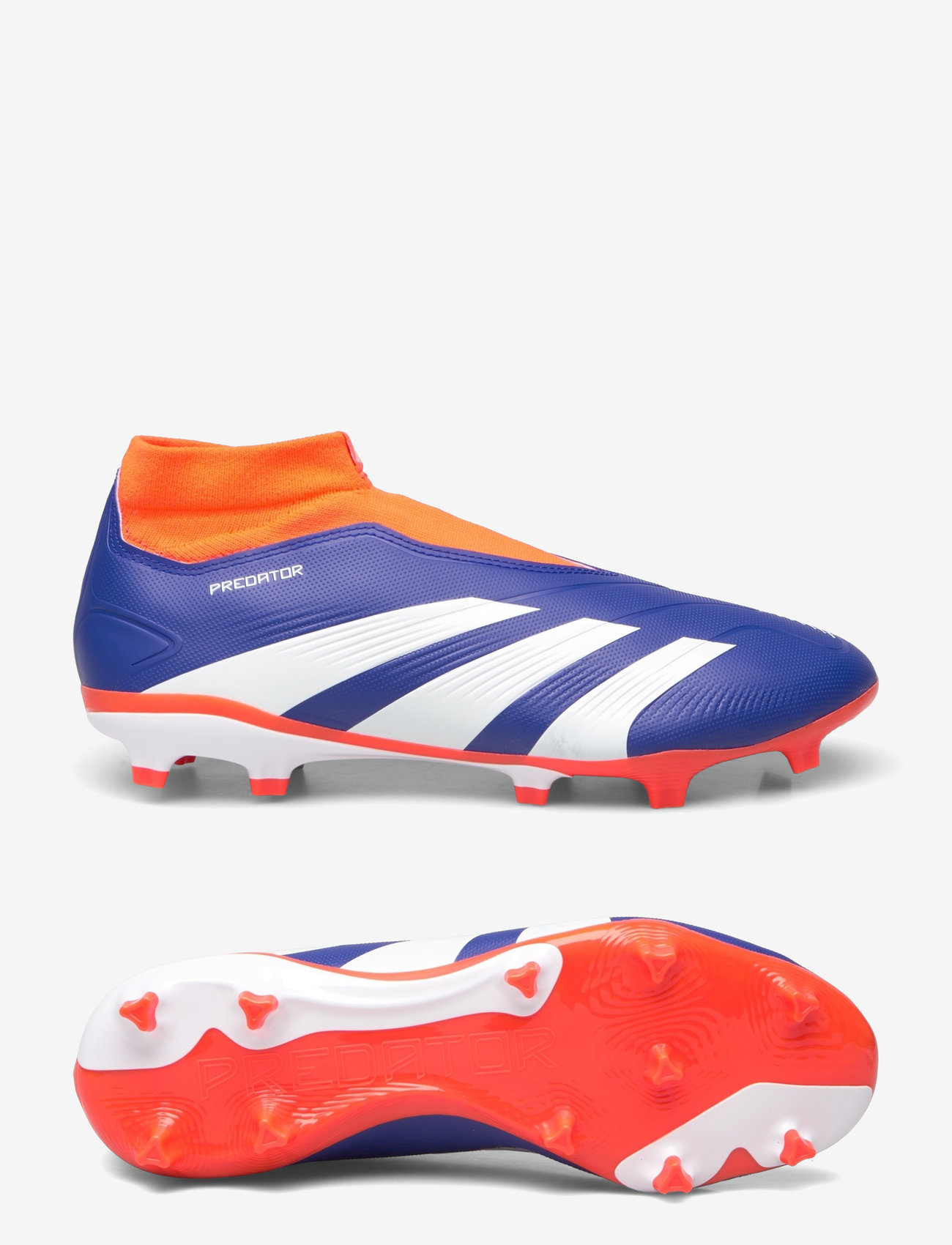 adidas Performance - PREDATOR LEAGUE Laceless Football boots Firm Ground - fodboldsko - lucblu/ftwwht/solred - 0