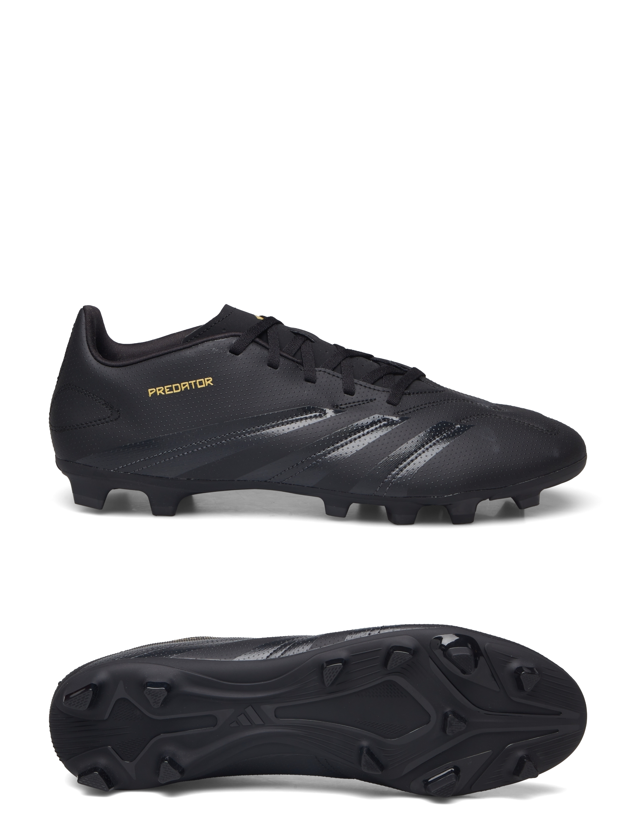 adidas Performance PREDATOR CLUB Football boots Flexible Ground - Fußballstiefel - CBLACK/CARBON/GOLDMT / black
