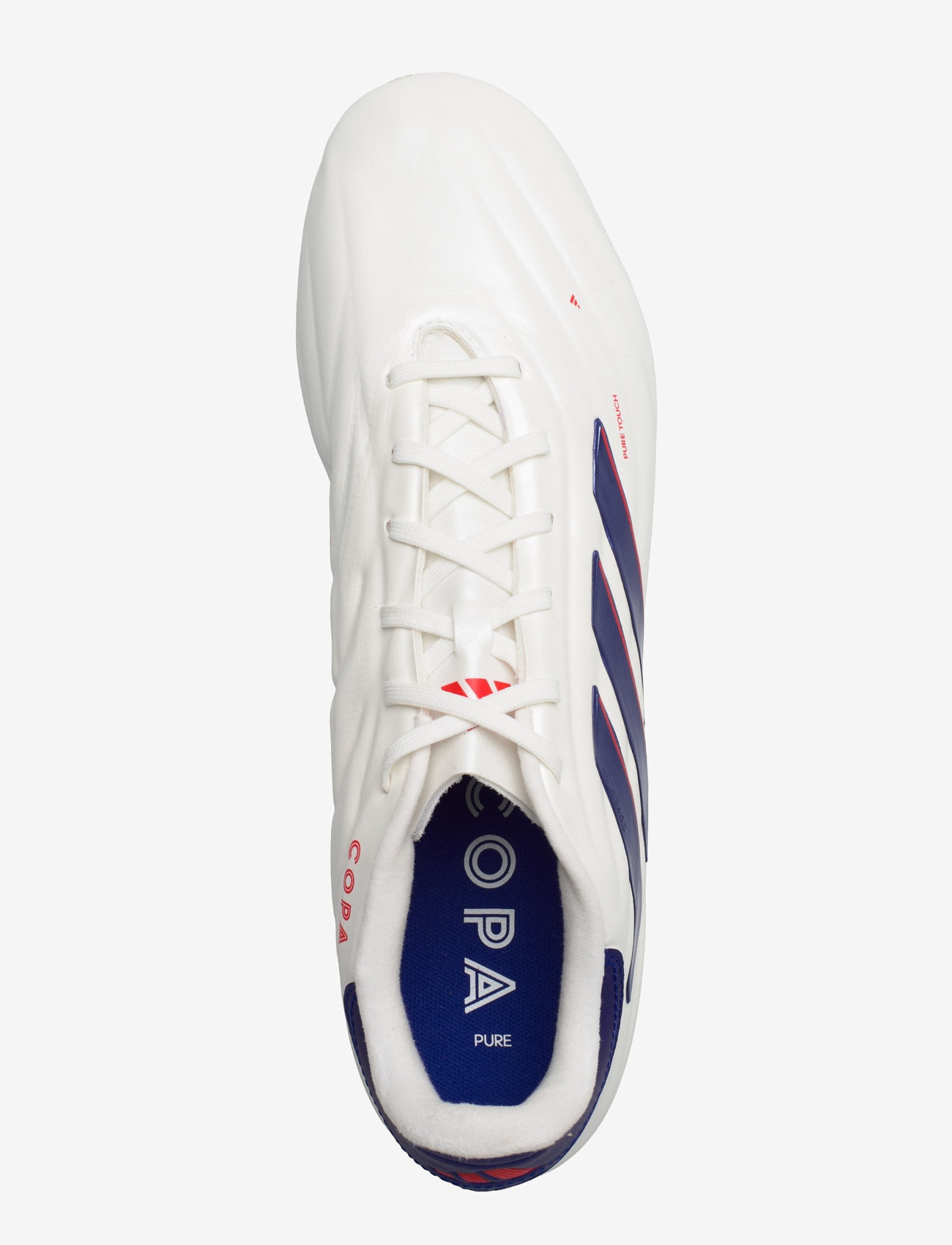 adidas Performance - COPA PURE II PRO Football Boots Firm Ground - fußballschuhe - ftwwht/lucblu/solred - 4