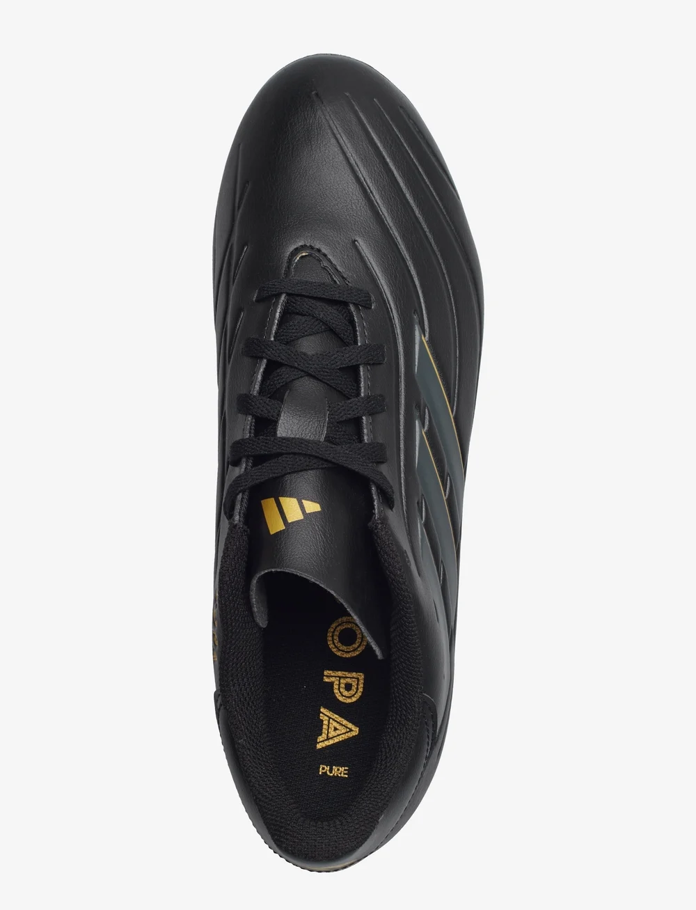 adidas Performance - COPA PURE II CLUB Football Boots Flexible Ground - fußballstiefel - cblack/carbon/goldmt - 3