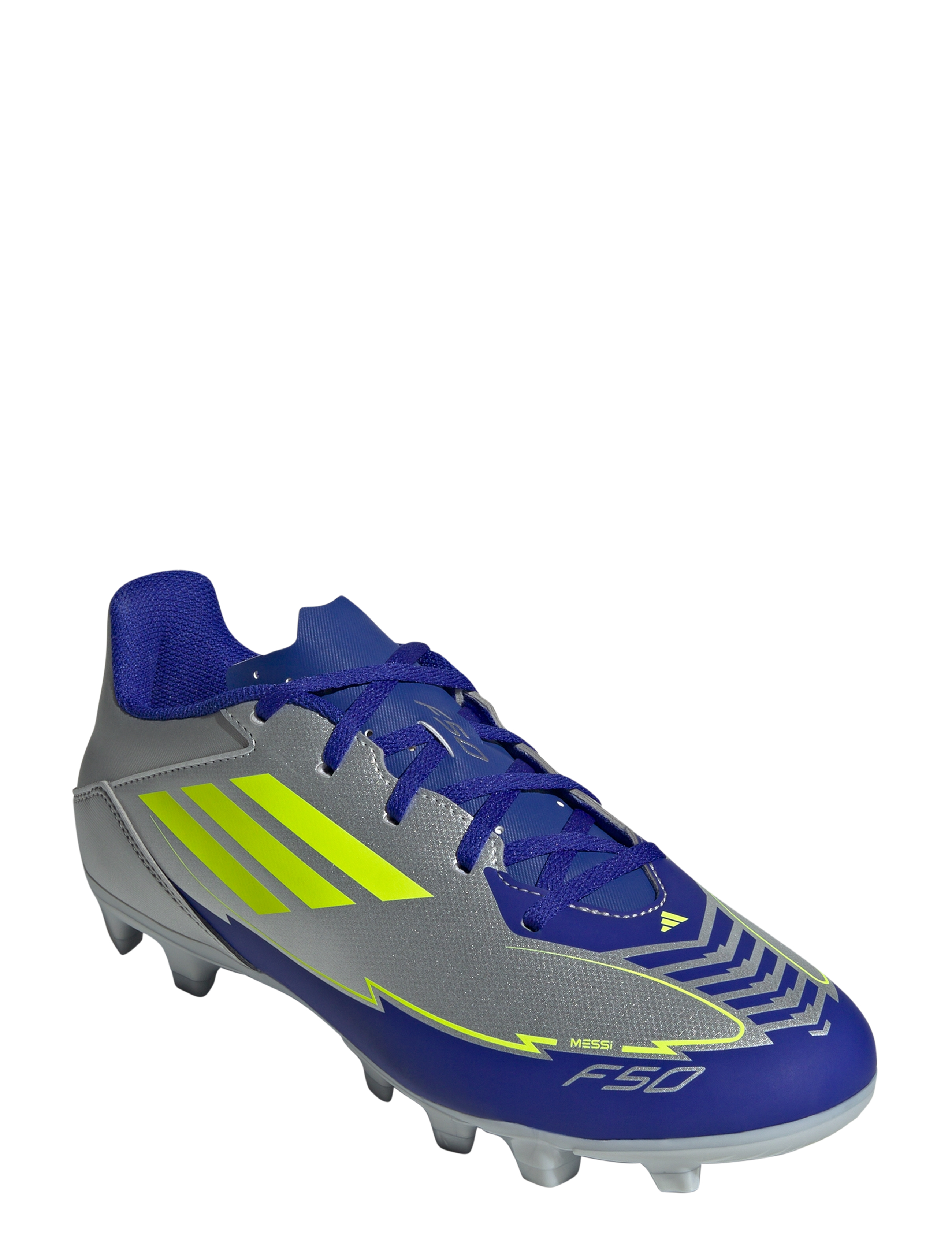 adidas Performance - F50 CLUB FG/MG MESSI - chaussures de football - silvmt/syello/lucblu - 1