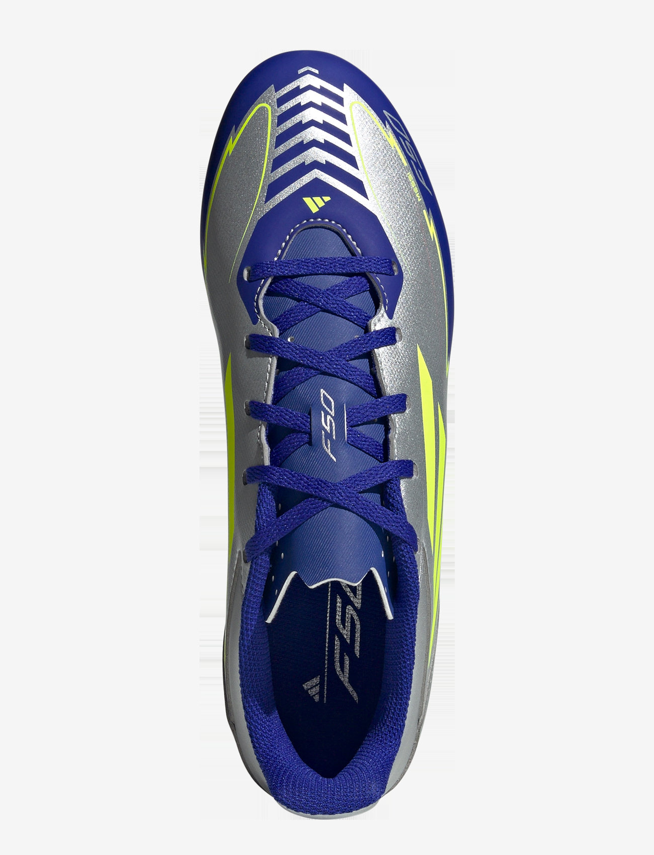 adidas Performance - F50 CLUB FG/MG MESSI - fodboldstøvler - silvmt/syello/lucblu - 4