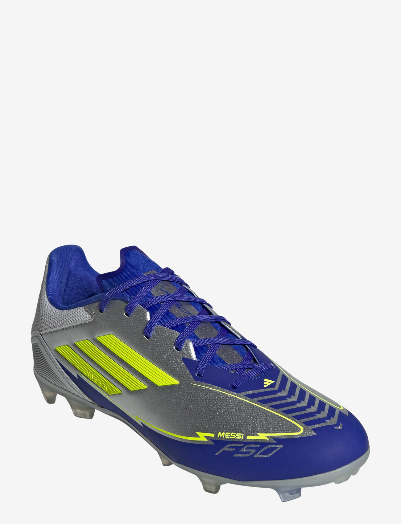 adidas Performance - F50 LEAGUE FG/MG MESSI - fótboltaskór - silvmt/syello/lucblu - 1