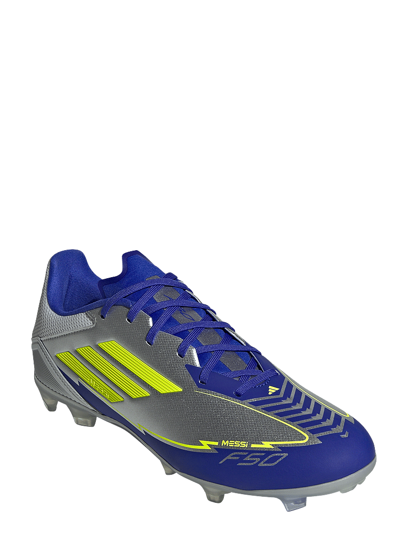 adidas Performance - F50 LEAGUE FG/MG MESSI - fótboltaskór - silvmt/syello/lucblu - 1