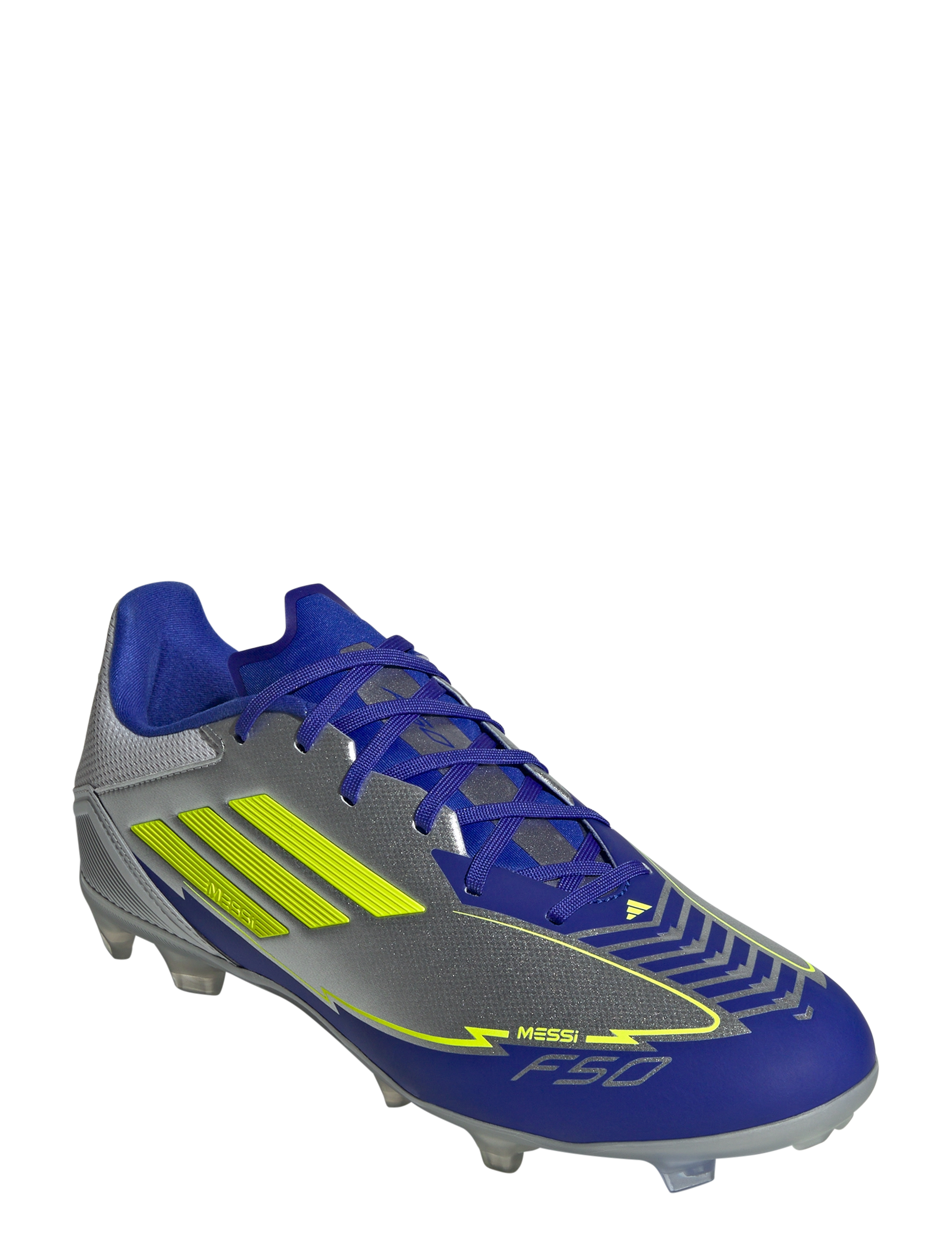 adidas Performance - F50 LEAGUE FG/MG MESSI - fótboltaskór - silvmt/syello/lucblu - 1